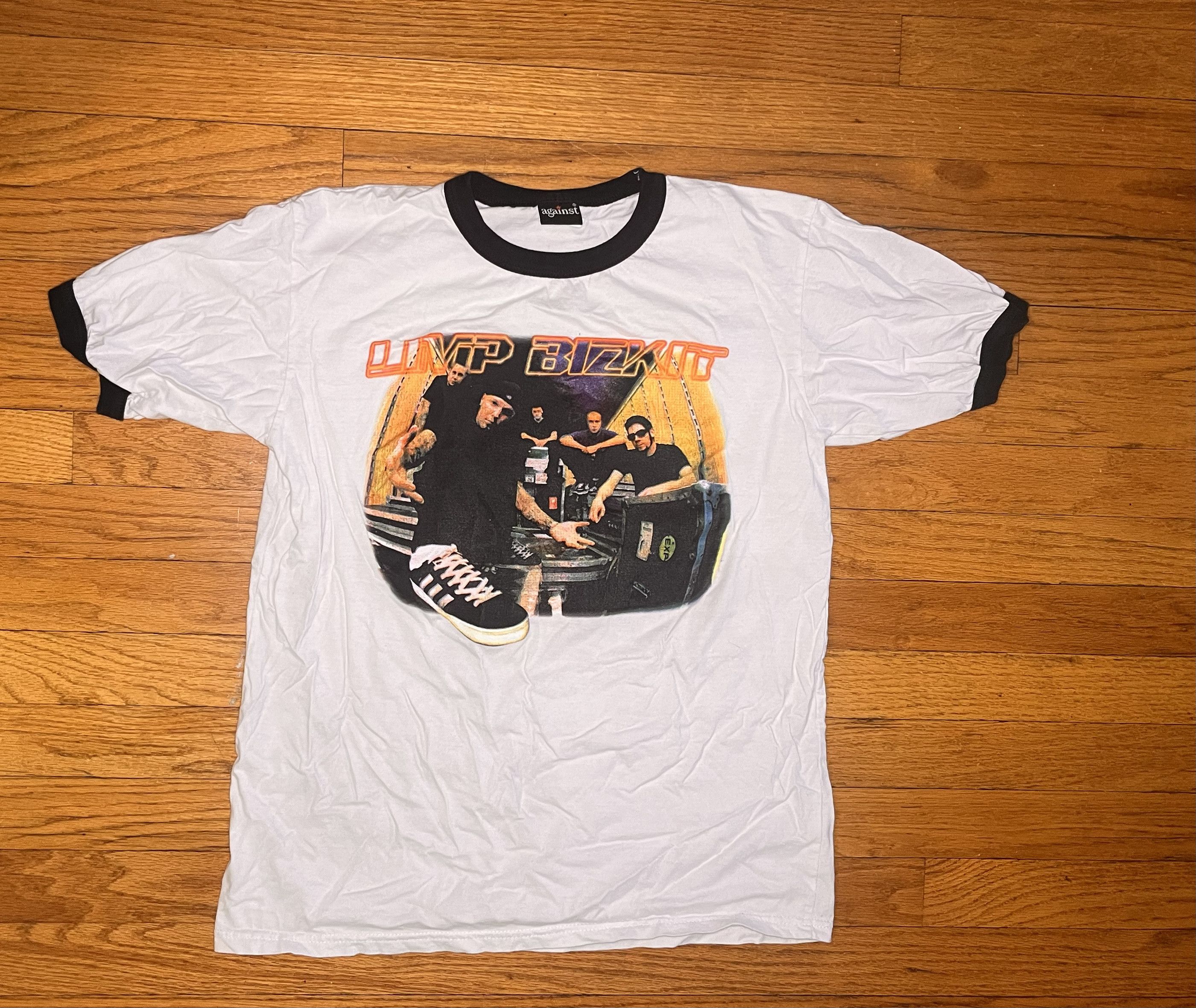 Band Tees Vintage Limp Bizkit Ringer Tour T Shirt Hoodie, Sweatshirt | PodTeesHub.com