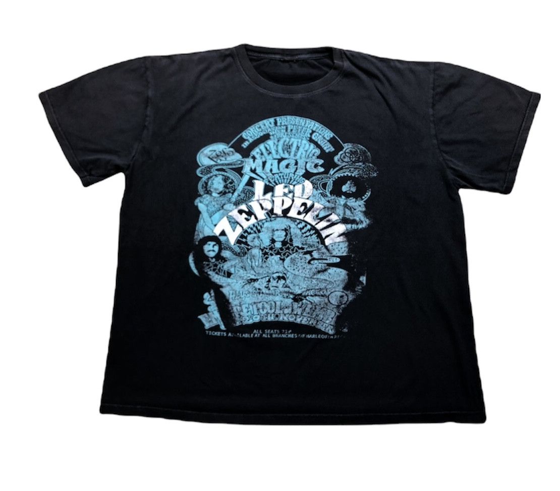 Led Zeppelin X Vintage Vintage Led Zeppelin Shirt Band Tee Jersey Like Metallica Hoodie, Sweatshirt | PodTeesHub.com
