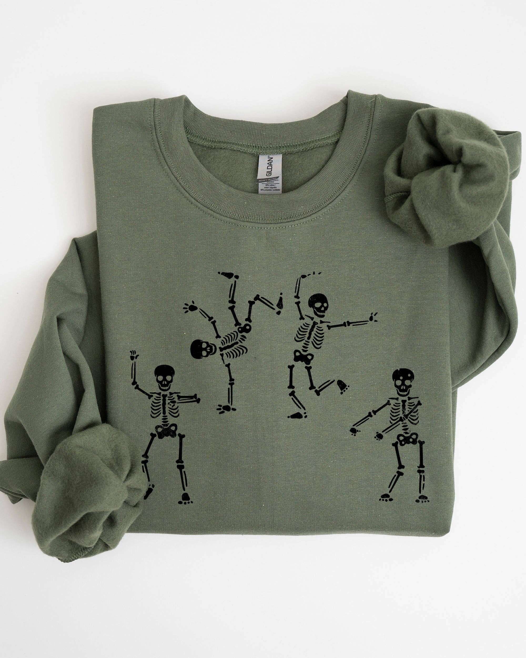 Funny Dancing Skeletons, Skull, Halloween Sweatshirt T-Shirts, Hoodie | PodTeesHub.com