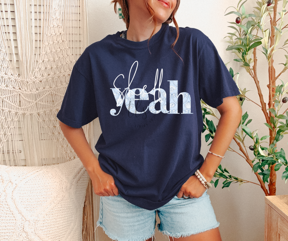 Exclusive Shell Yeah T-Shirt Hoodie, Sweatshirt | PodTeesHub.com