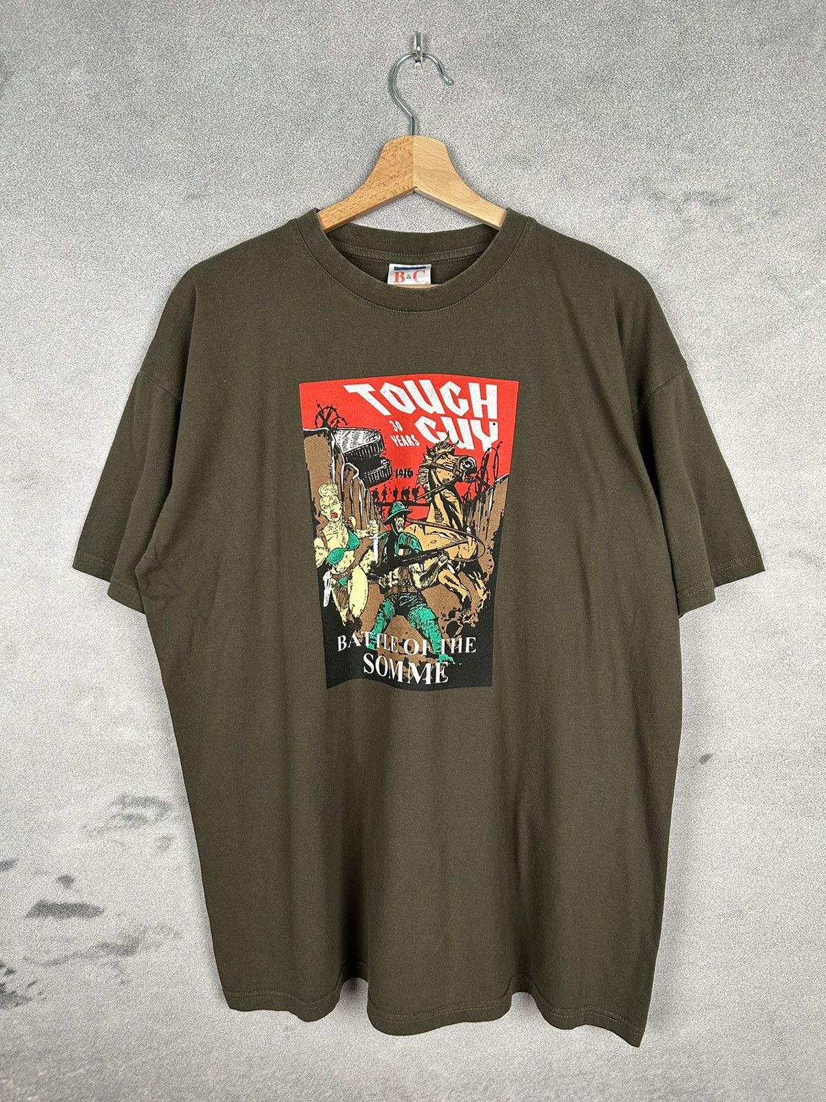 Vintage Graphic Tee Military Art Rock 90s Y2k Hoodie, Sweatshirt | PodTeesHub.com