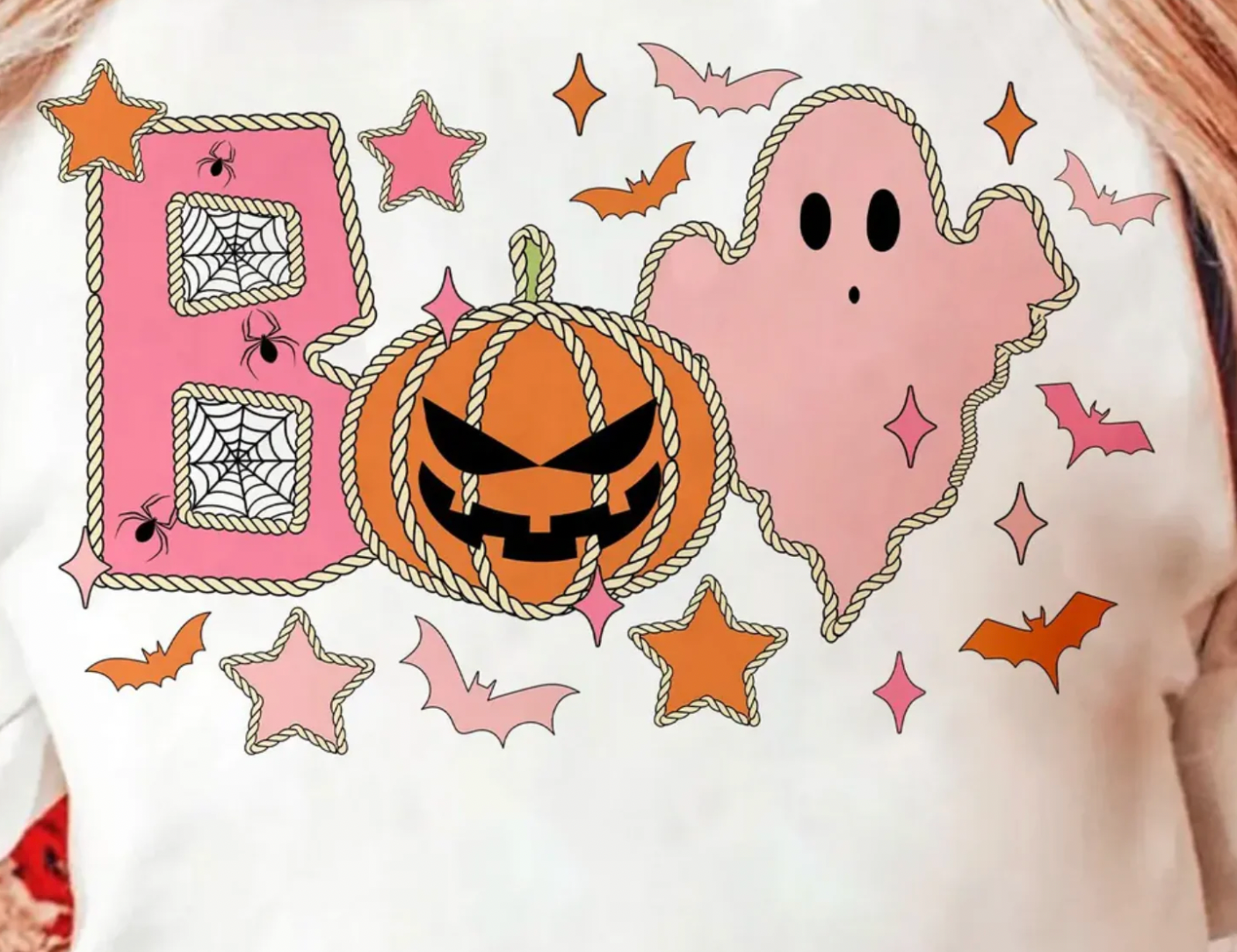 Pretty Boo   - Cream Sweatshirt or Tee Hoodie | PodTeesHub.com