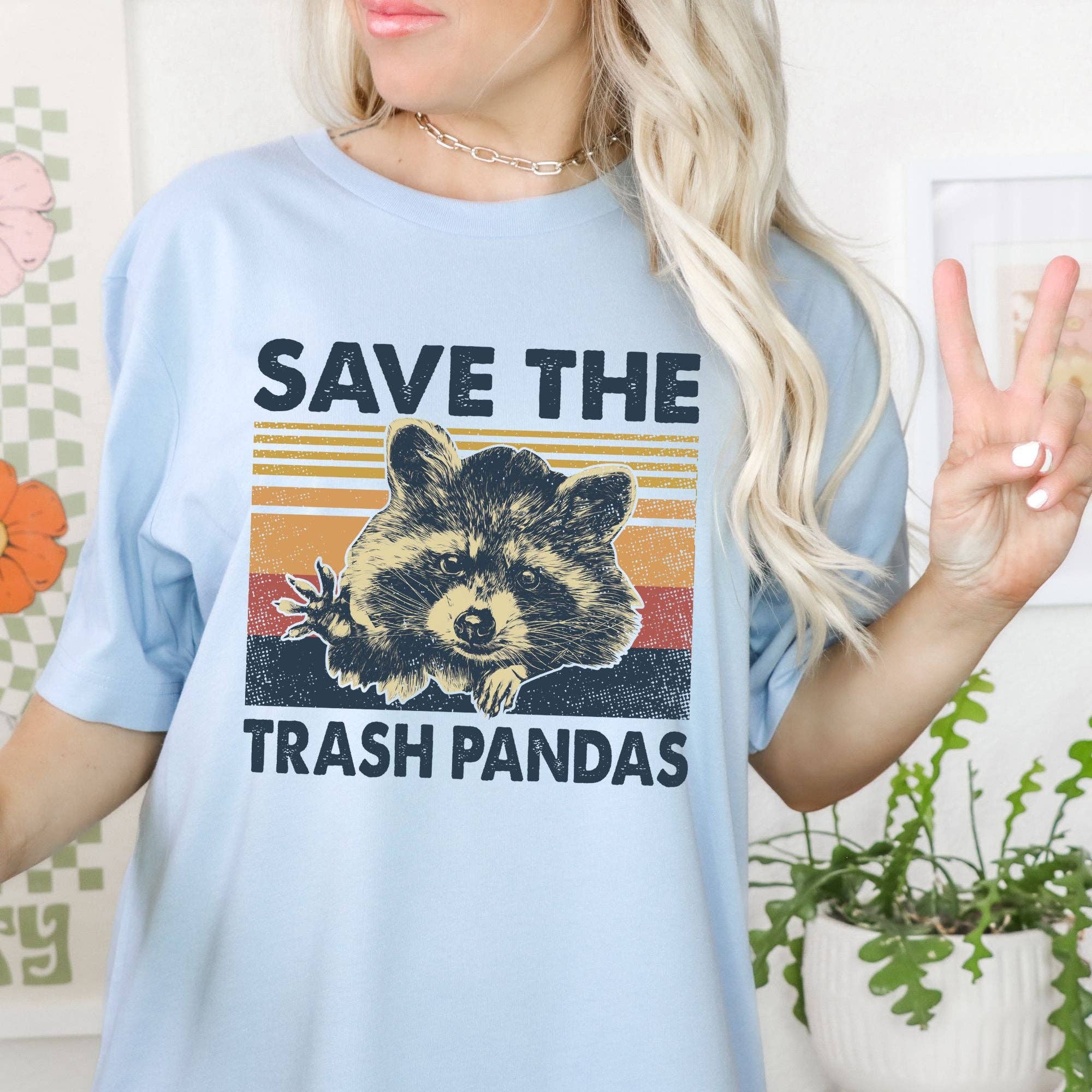 Save the Trash Pandas Tshirt *Unisex Fit* 1014 Hoodie, Sweatshirt | PodTeesHub.com