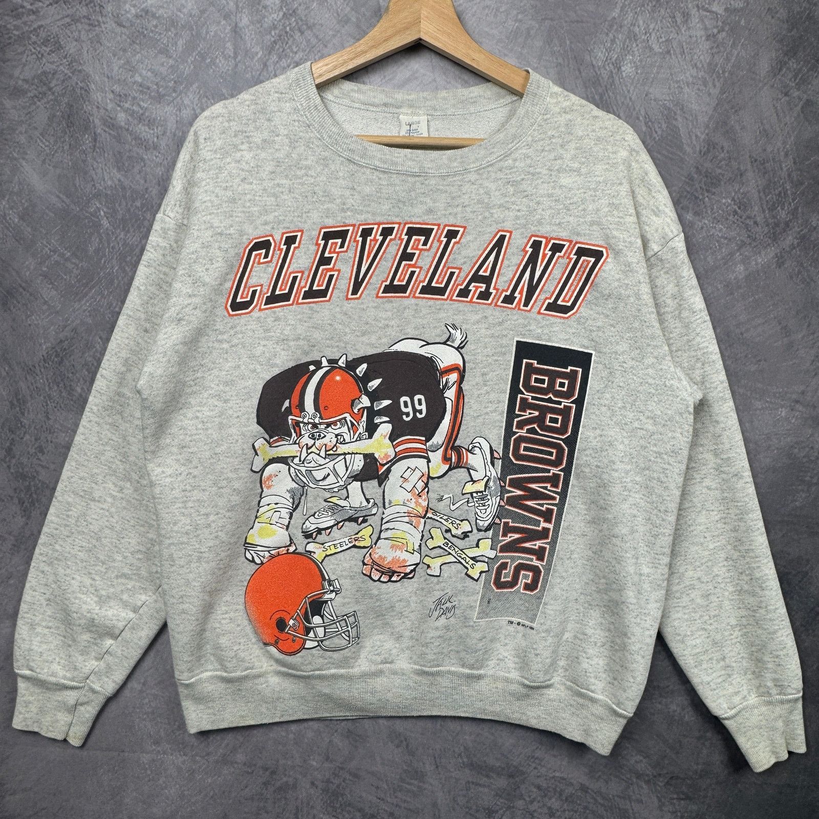 Vintage 1998 Gray Cleveland Browns Medium 4109 T-Shirts, Hoodie, Sweatshirt