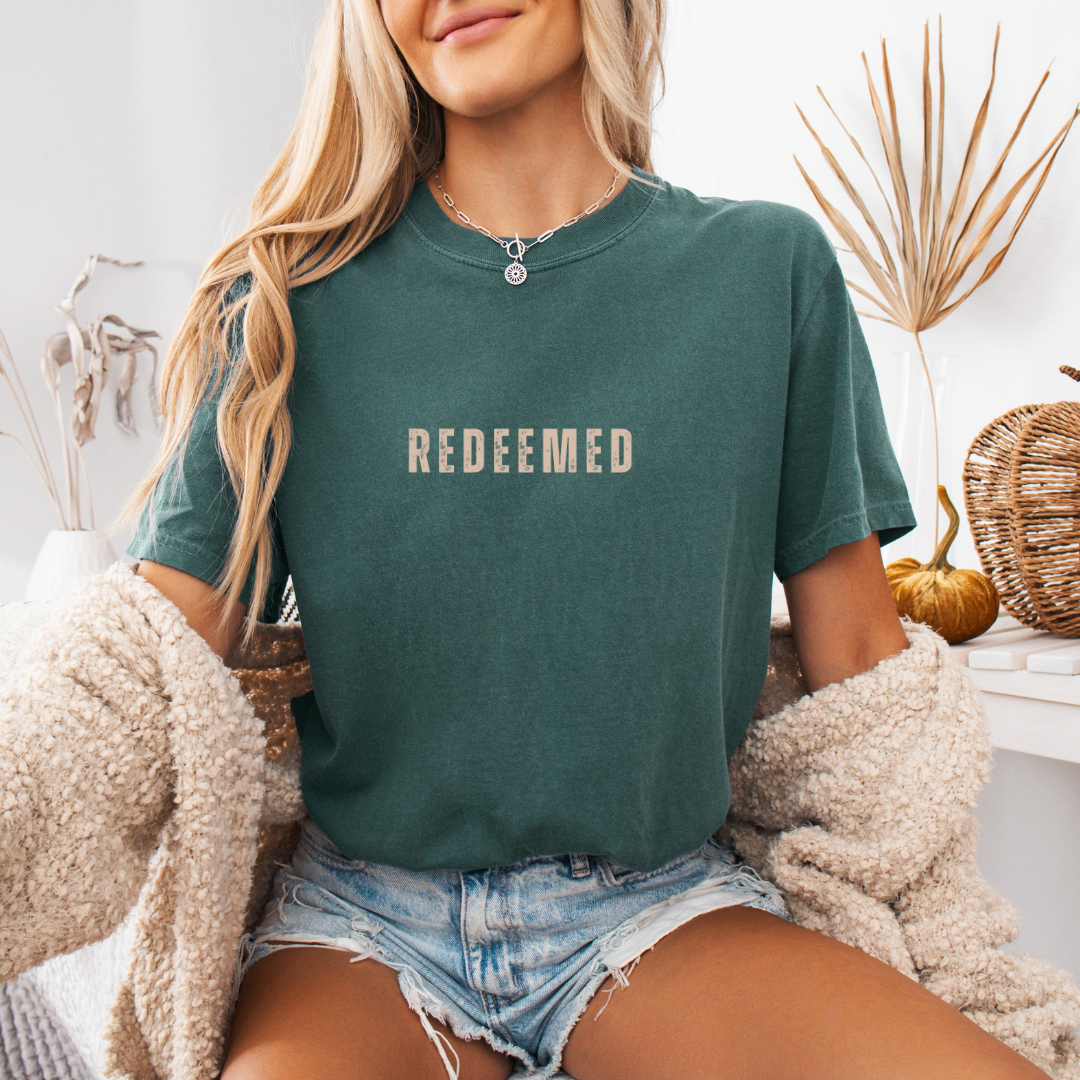 Redeemed Christian Graphic Tee - Faith Tee - Spring Tee Hoodie, Sweatshirt | PodTeesHub.com