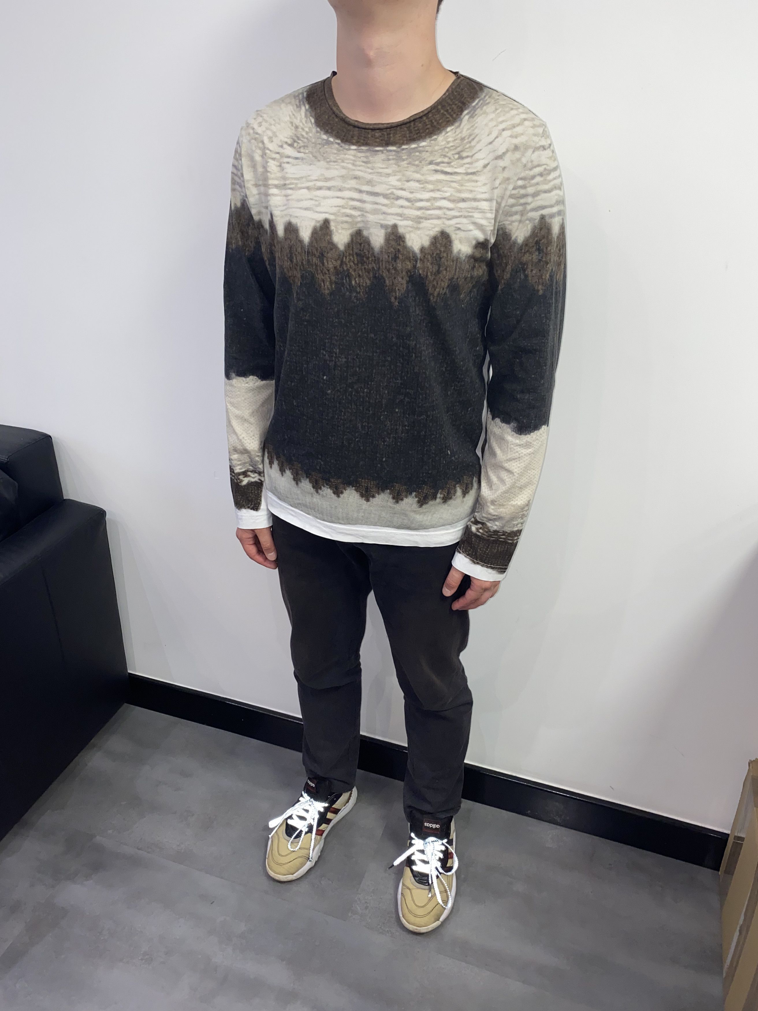 Margiela Aw12 Maison Margiela H M Sweater Print Longsleeve T Shirt Hoodie, Sweatshirt | PodTeesHub.com