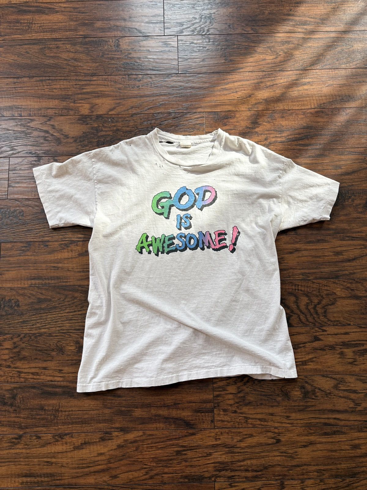 Vintage 80s God Is Awesome Vintage T-Shirts, Hoodie, Sweatshirt