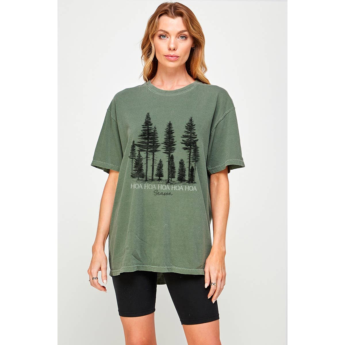 Hoa Hoa Hoa Season Graphic Oversized Tee Hoodie, Sweatshirt | PodTeesHub.com