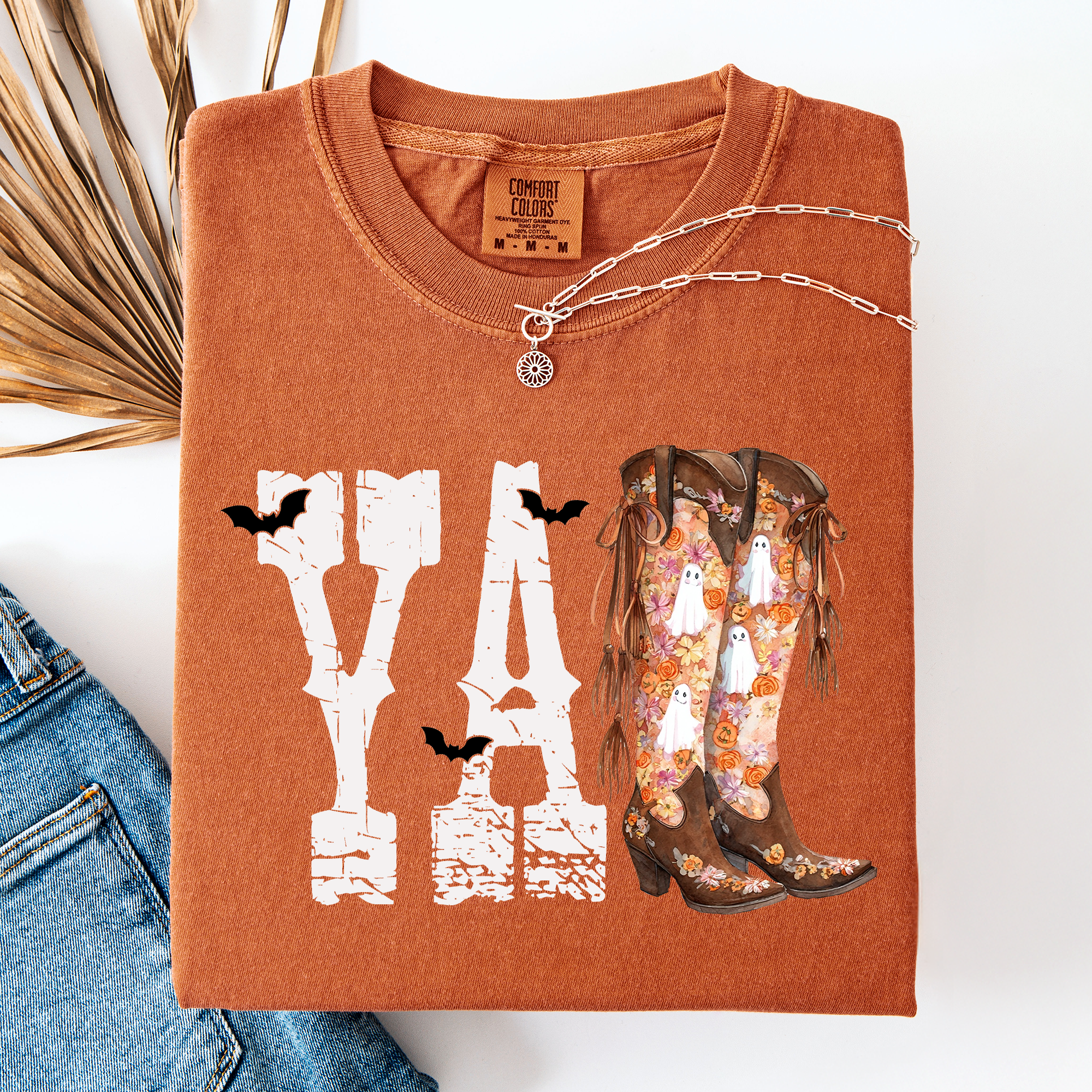 Y'all, Cowboy Boots, Western, Halloween, Autumn Fall T-Shirt Hoodie, Sweatshirt | PodTeesHub.com