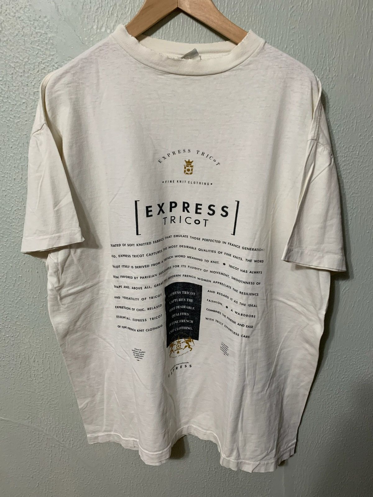 Vintage 1990s Express Tricots Streetwear T-Shirts, Hoodie, Sweatshirt