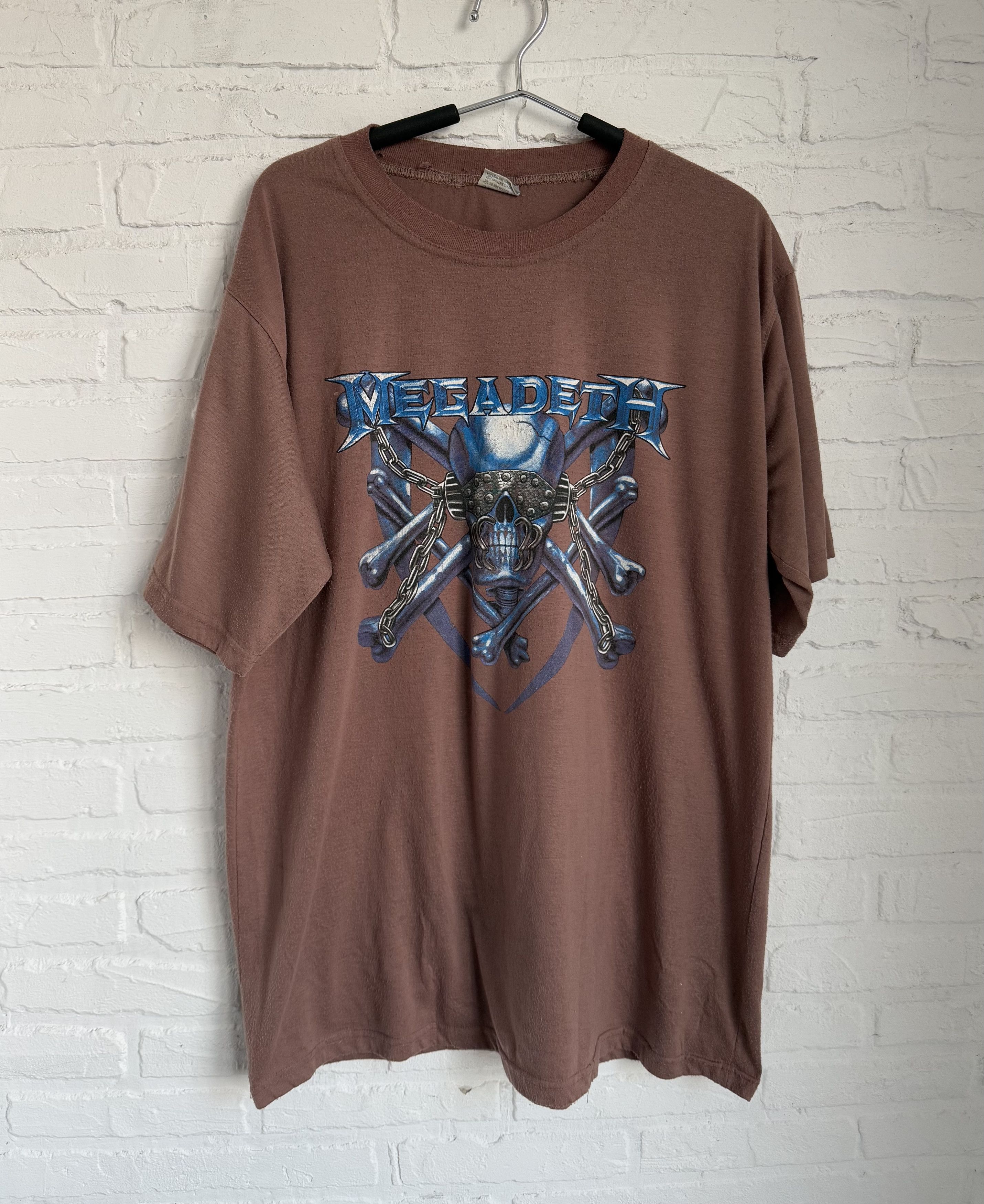 Vintage 90s Megadeth Skull Logo T Shirt Hoodie, Sweatshirt | PodTeesHub.com