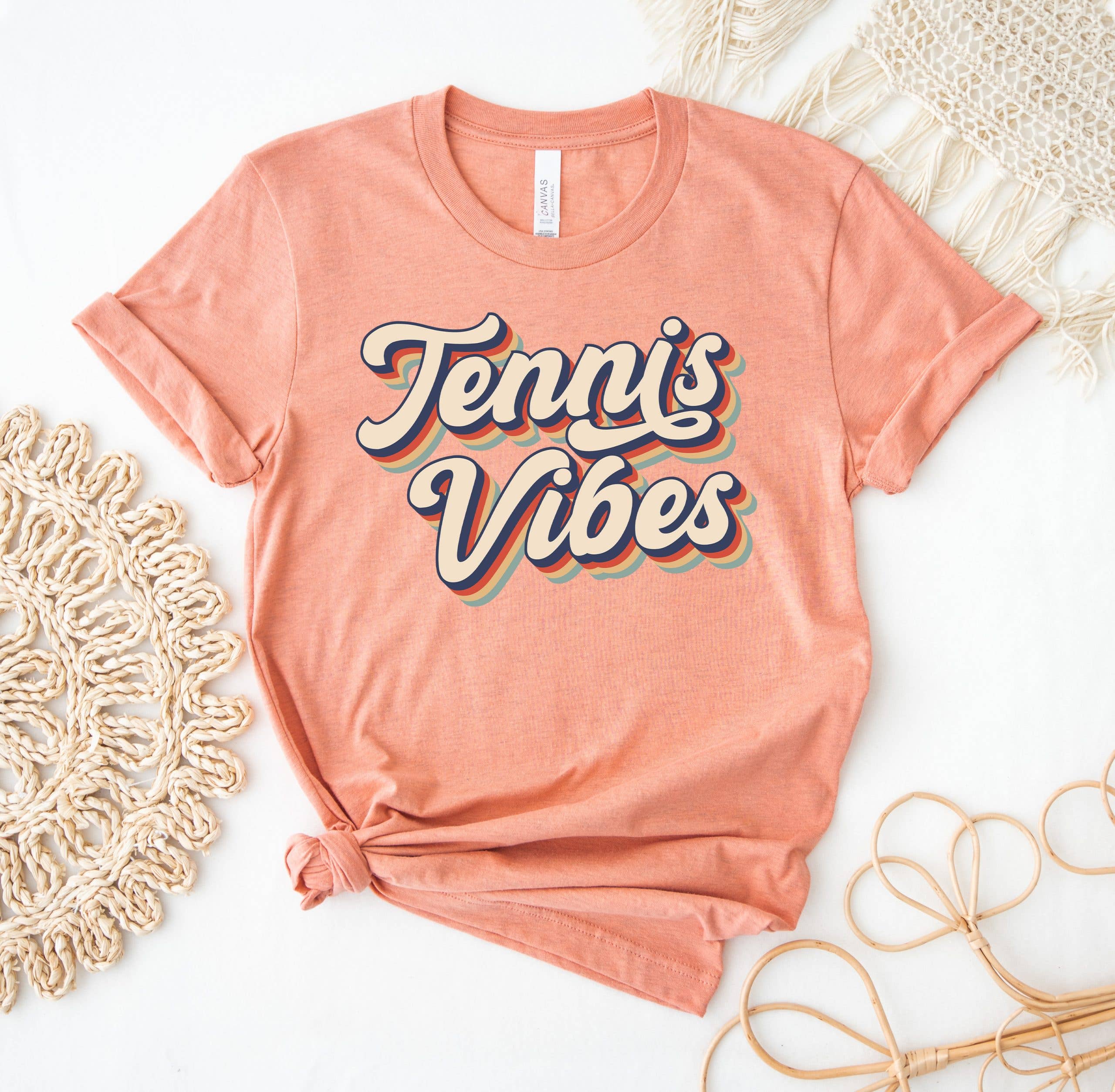 Tennis Vibes T-Shirt Hoodie, Sweatshirt | PodTeesHub.com