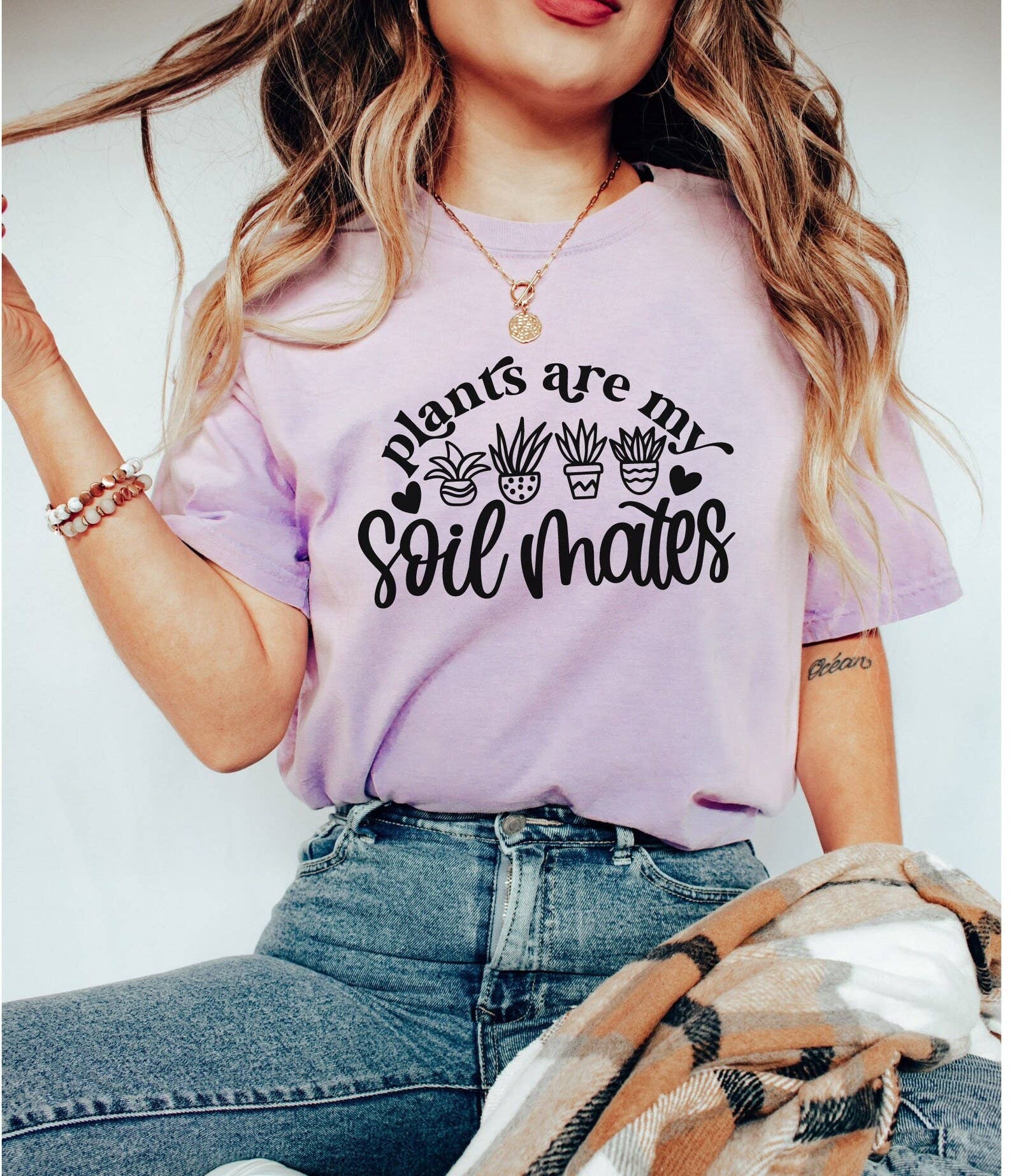 Plants Are My Soil Mates T-Shirt Hoodie, Sweatshirt | PodTeesHub.com