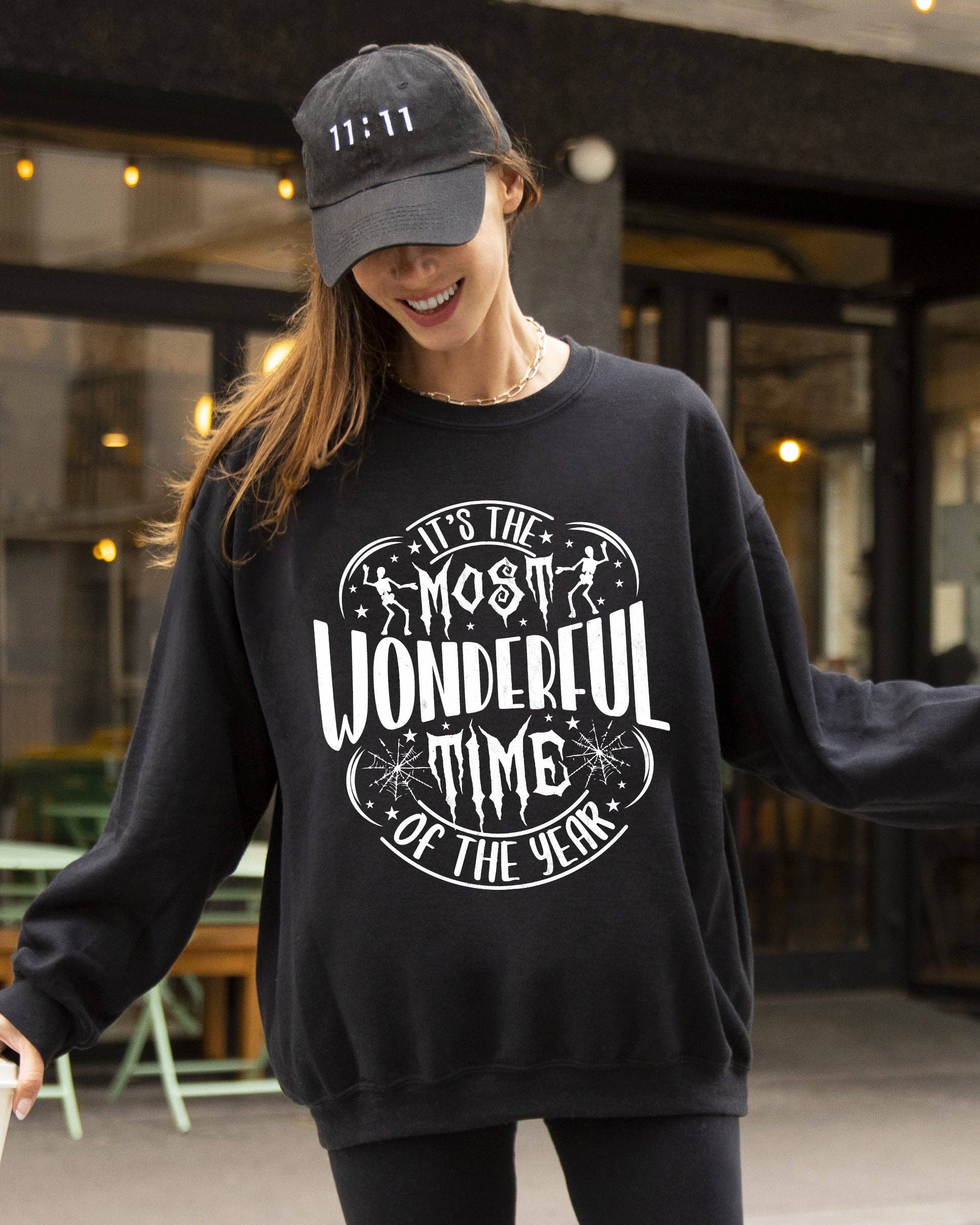 It's the Most Wonderful Time, Skeleton Halloween Sweatshirt T-Shirts, Hoodie | PodTeesHub.com