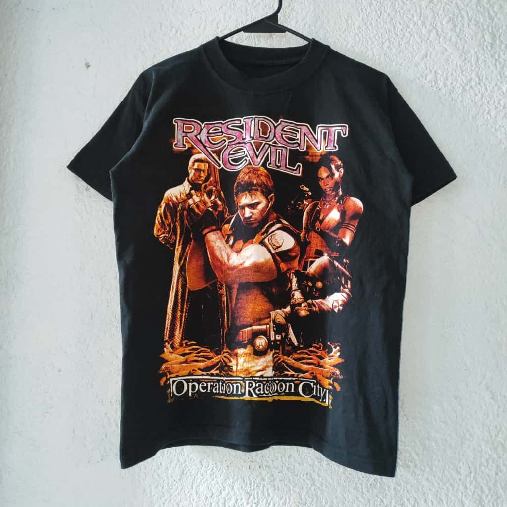 Vintage Resident Evil Operation Raccoon City Mexican Bootleg T-Shirts, Hoodie, Sweatshirt | PodTeesHub.com