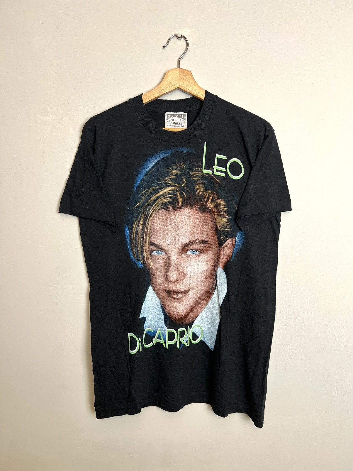 Vintage 90s Leonardo Dicaprio Leo Movie Rap Tee Rare Hype Hoodie, Sweatshirt | PodTeesHub.com