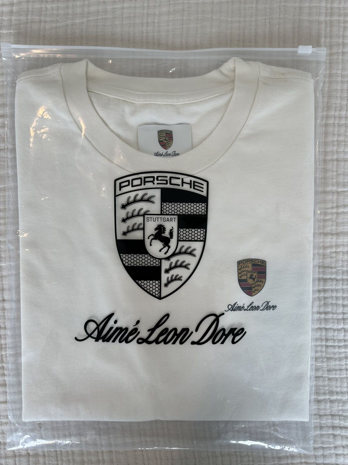 Porsche Aime Leon Dore X Porsche 993 Turbo Cream Nwt Sealed T-Shirts, Hoodie, Sweatshirt