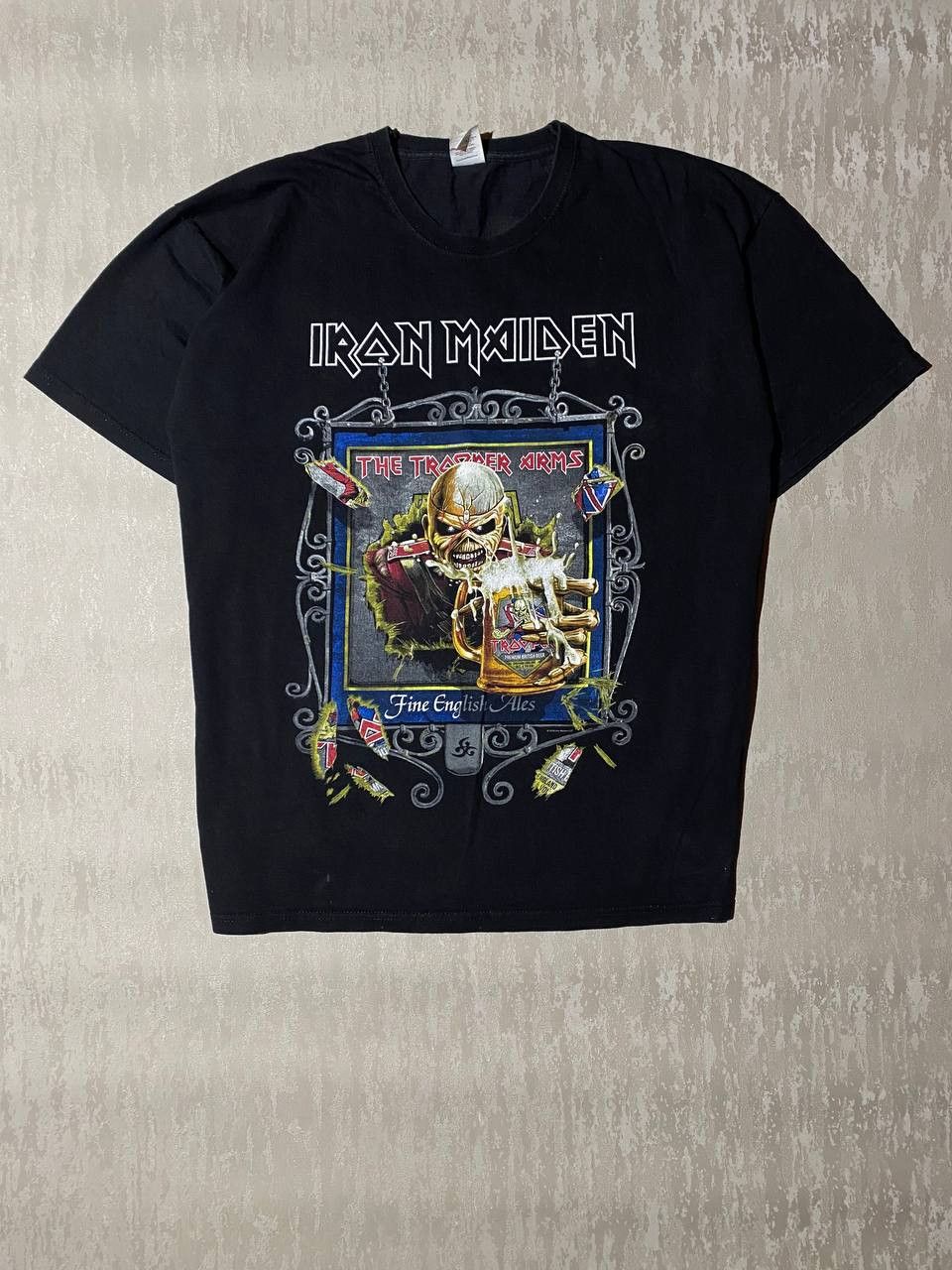 Vintage Iron Maiden Tour Shirt Trooper Arms Legacy Beast T-Shirts, Hoodie, Sweatshirt
