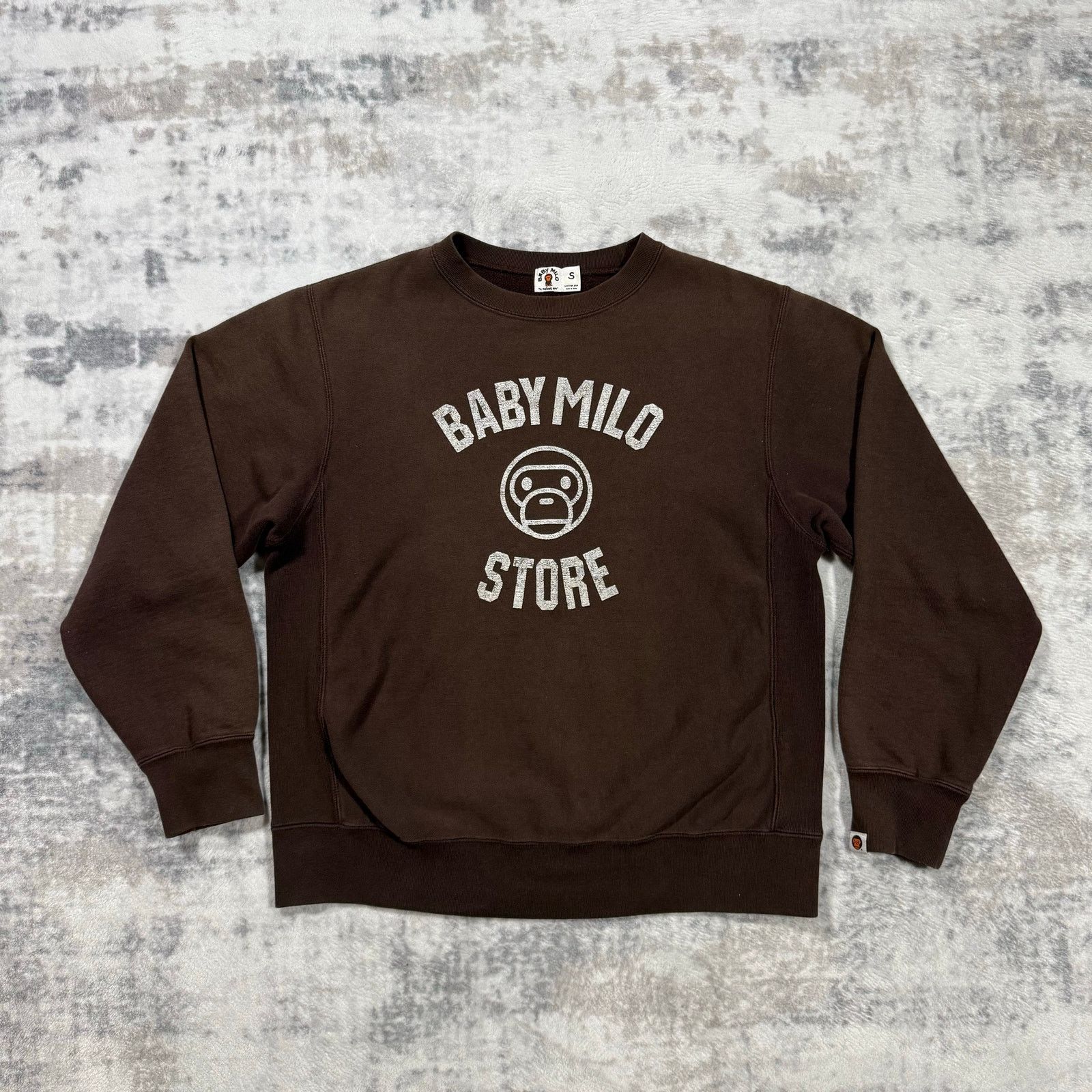 Nigo Authentic Bape 2000 S Baby Milo Store Crewneck Sweatshirt S T-Shirts, Hoodie | PodTeesHub.com