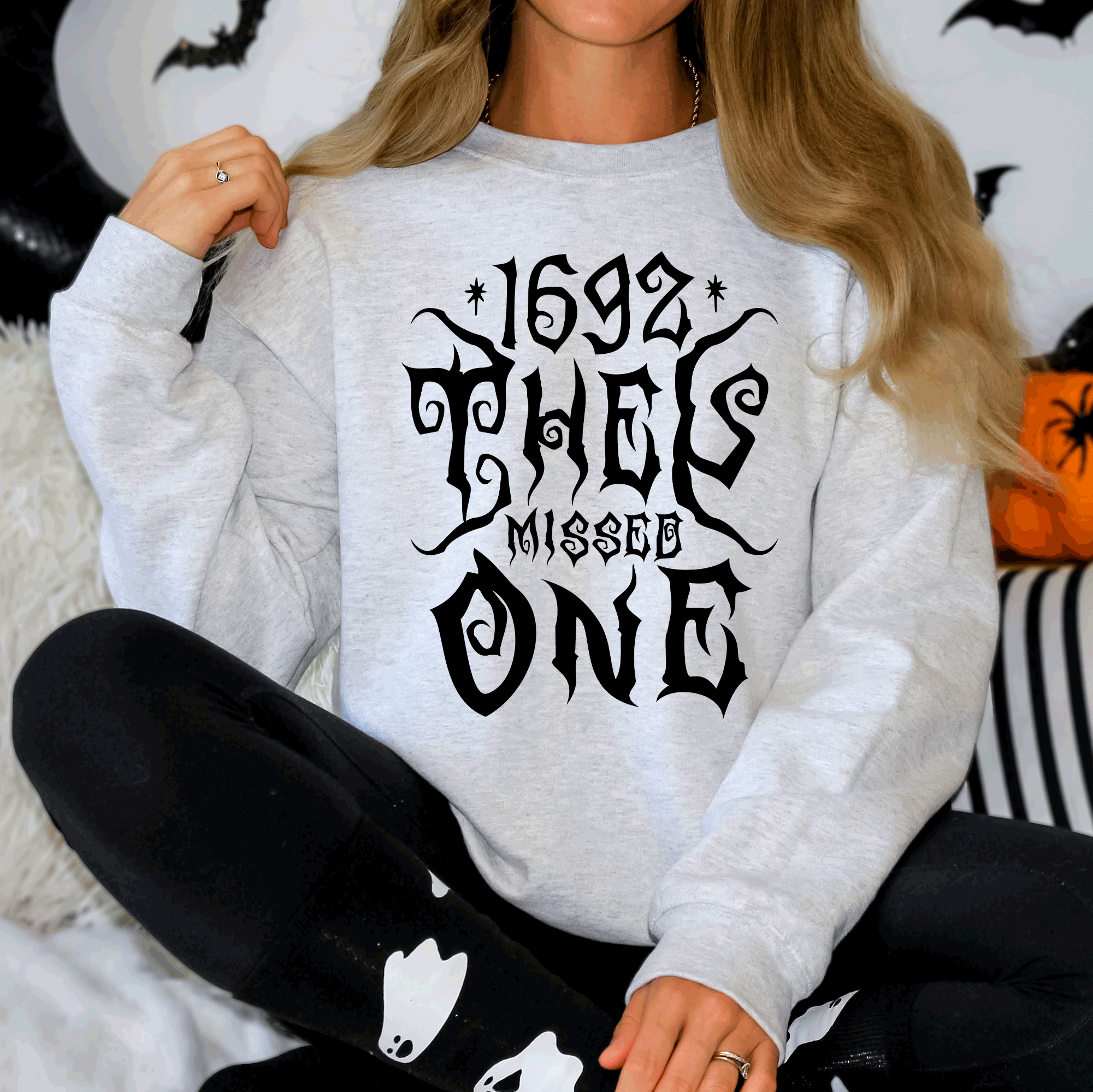 1692, They Missed One, Salem, Spooky, Halloween, Sweatshirt T-Shirts, Hoodie | PodTeesHub.com