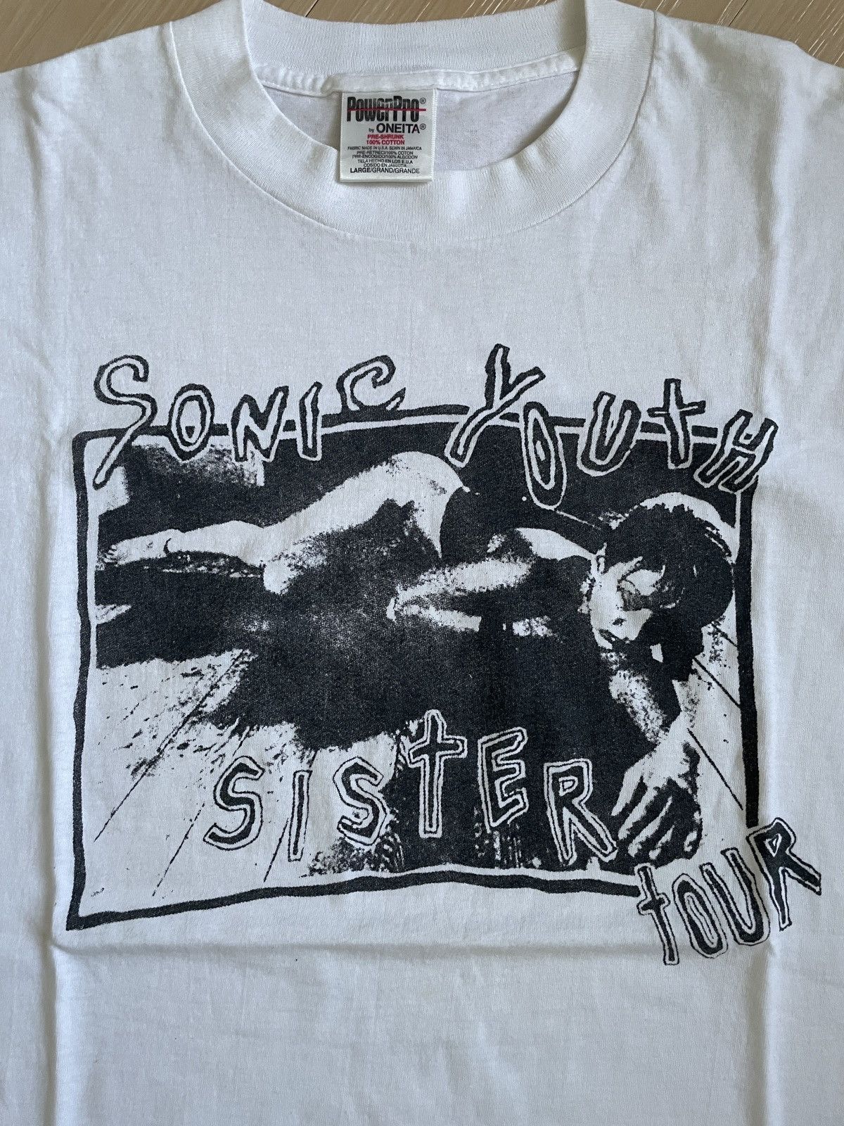 Vintage Sonic Youth Sister Tour T Shirt Hoodie, Sweatshirt | PodTeesHub.com