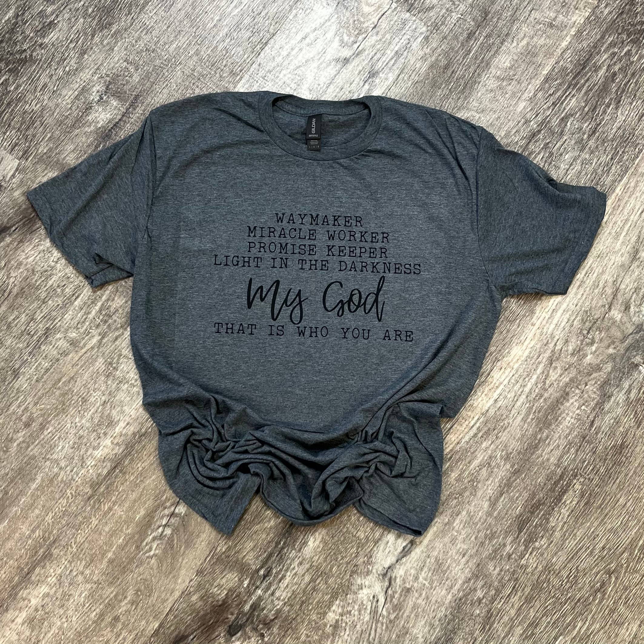That Is Who You Are On Dark Heather Gray Tee Hoodie, Sweatshirt | PodTeesHub.com