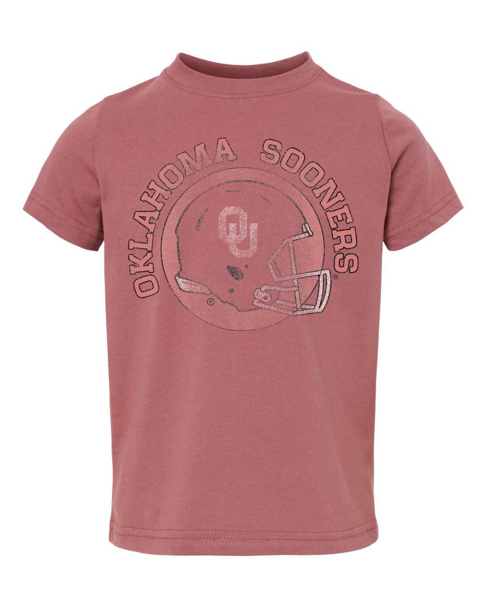 Children's Ou Sooners Helmet Circle Crimson Tee Hoodie, Sweatshirt | PodTeesHub.com