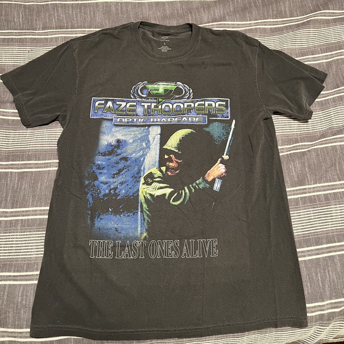 Optic Gaming Faze X Optic Troopers Warfare Cod Collab Graphic T Shirt Hoodie, Sweatshirt | PodTeesHub.com