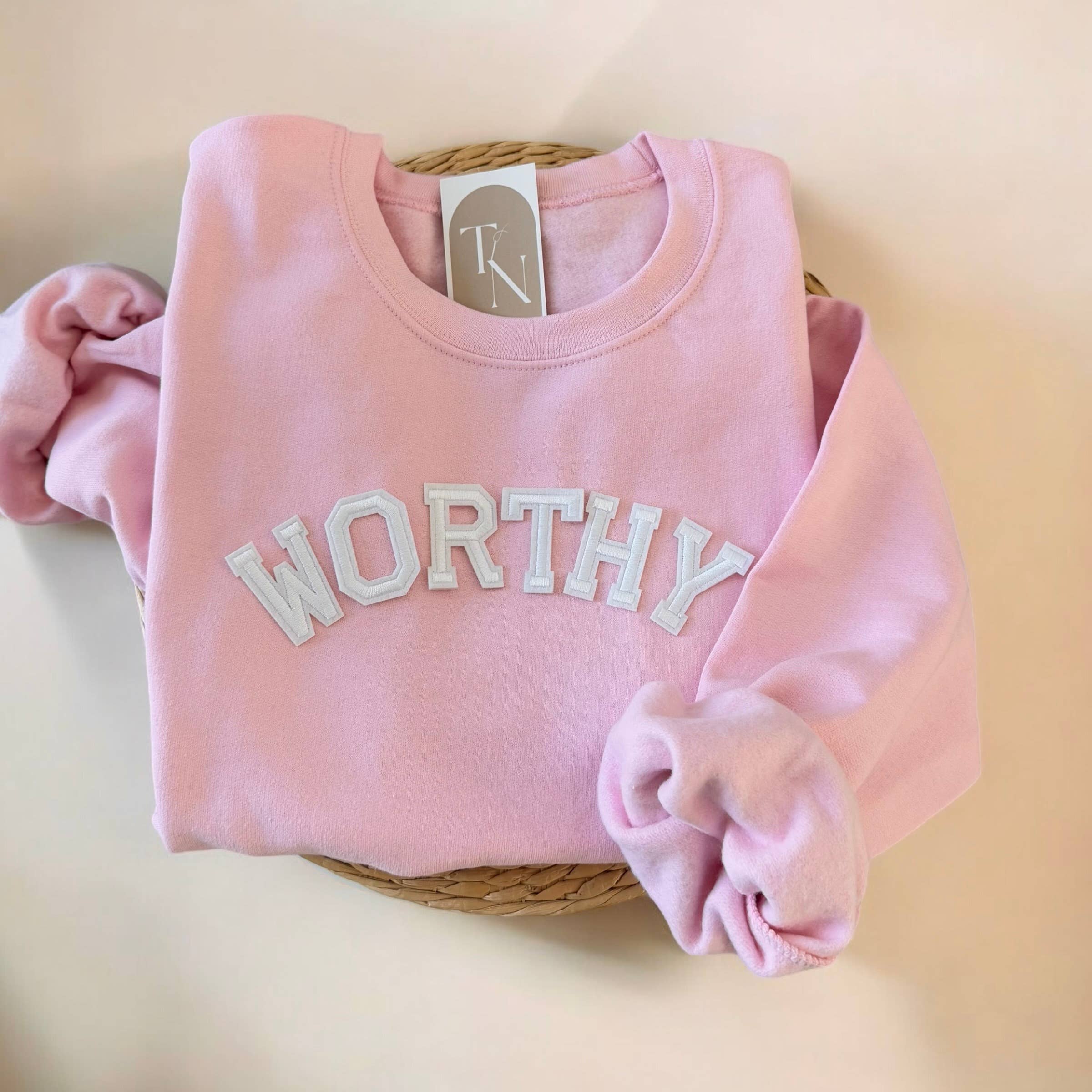 Worthy Sweatshirt, Mental Health Sweatshirt T-Shirts, Hoodie | PodTeesHub.com
