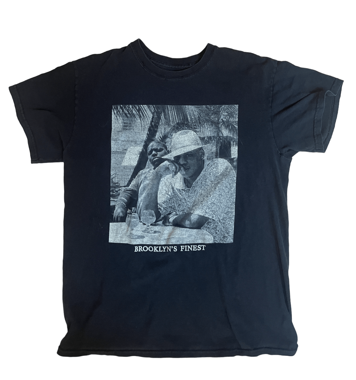 Rap Tees X Vintage Vintage Notorious Big X Jay Z Rap Graphic Tee Hoodie, Sweatshirt | PodTeesHub.com