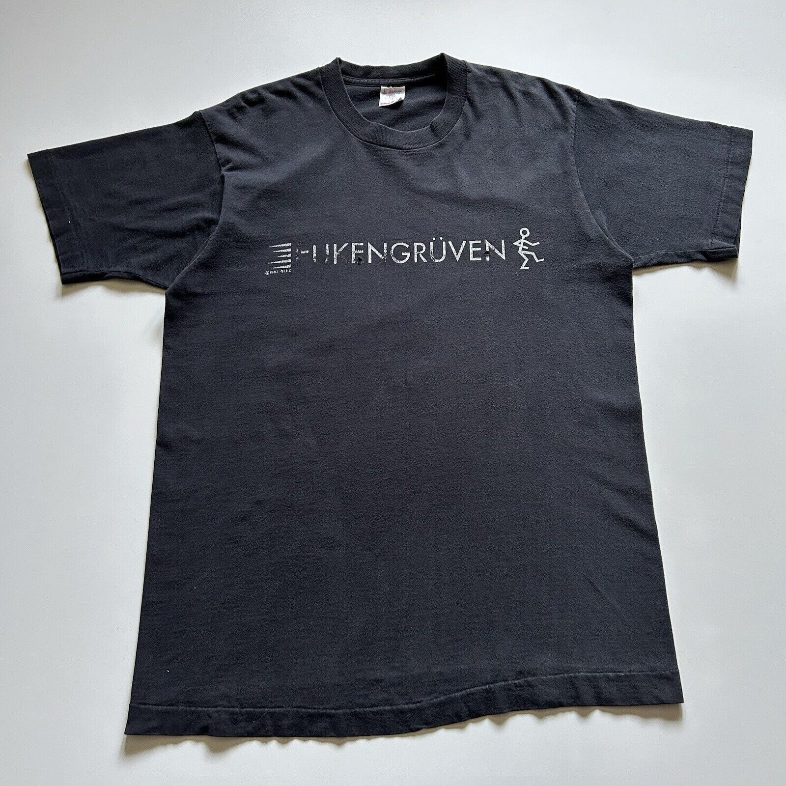 Vintage 90s Fukengruven Volkswagon Car T Shirt Large Faded Hoodie, Sweatshirt | PodTeesHub.com