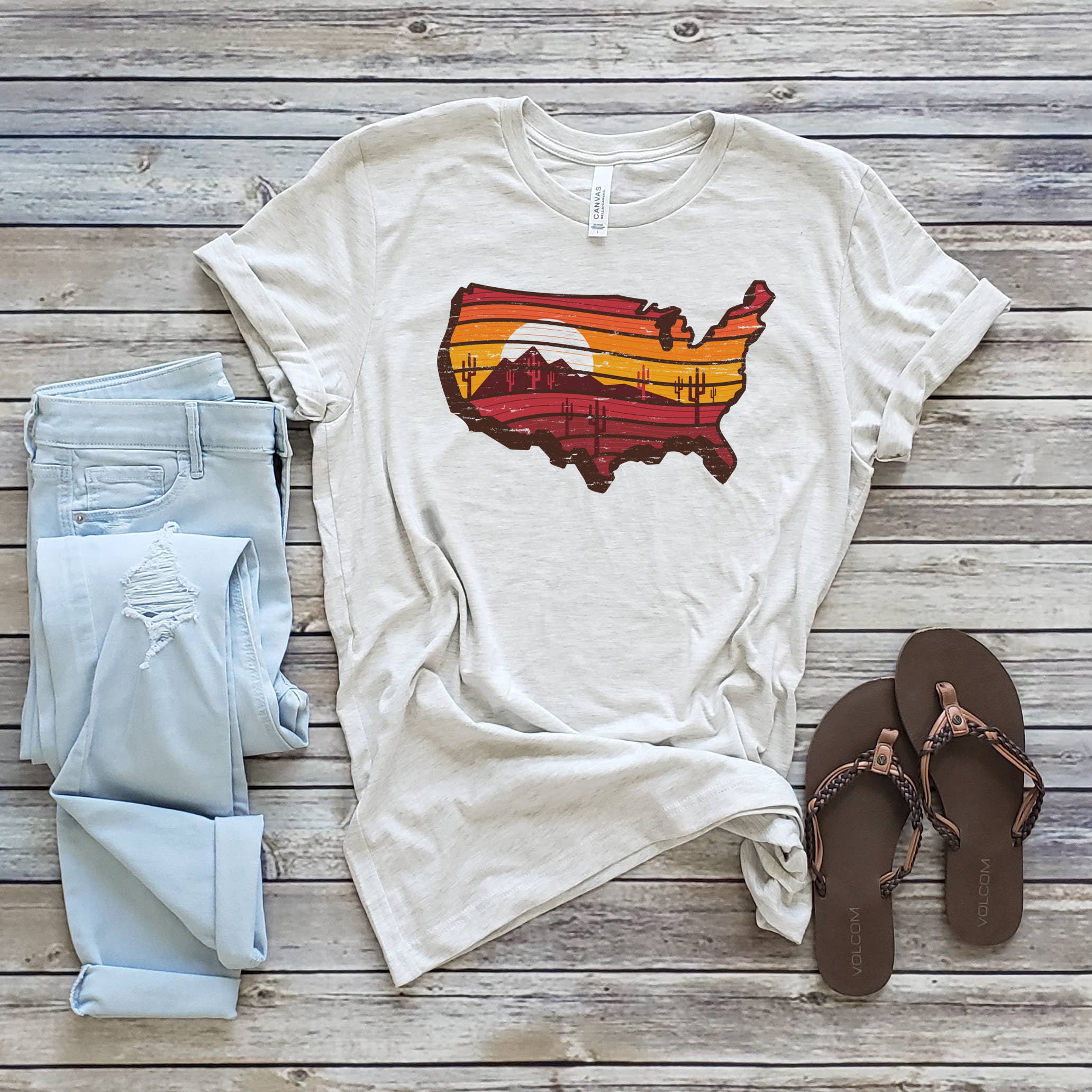 United States Ranch Tee | Outdoor | Sizes XS-2XL Hoodie, Sweatshirt | PodTeesHub.com