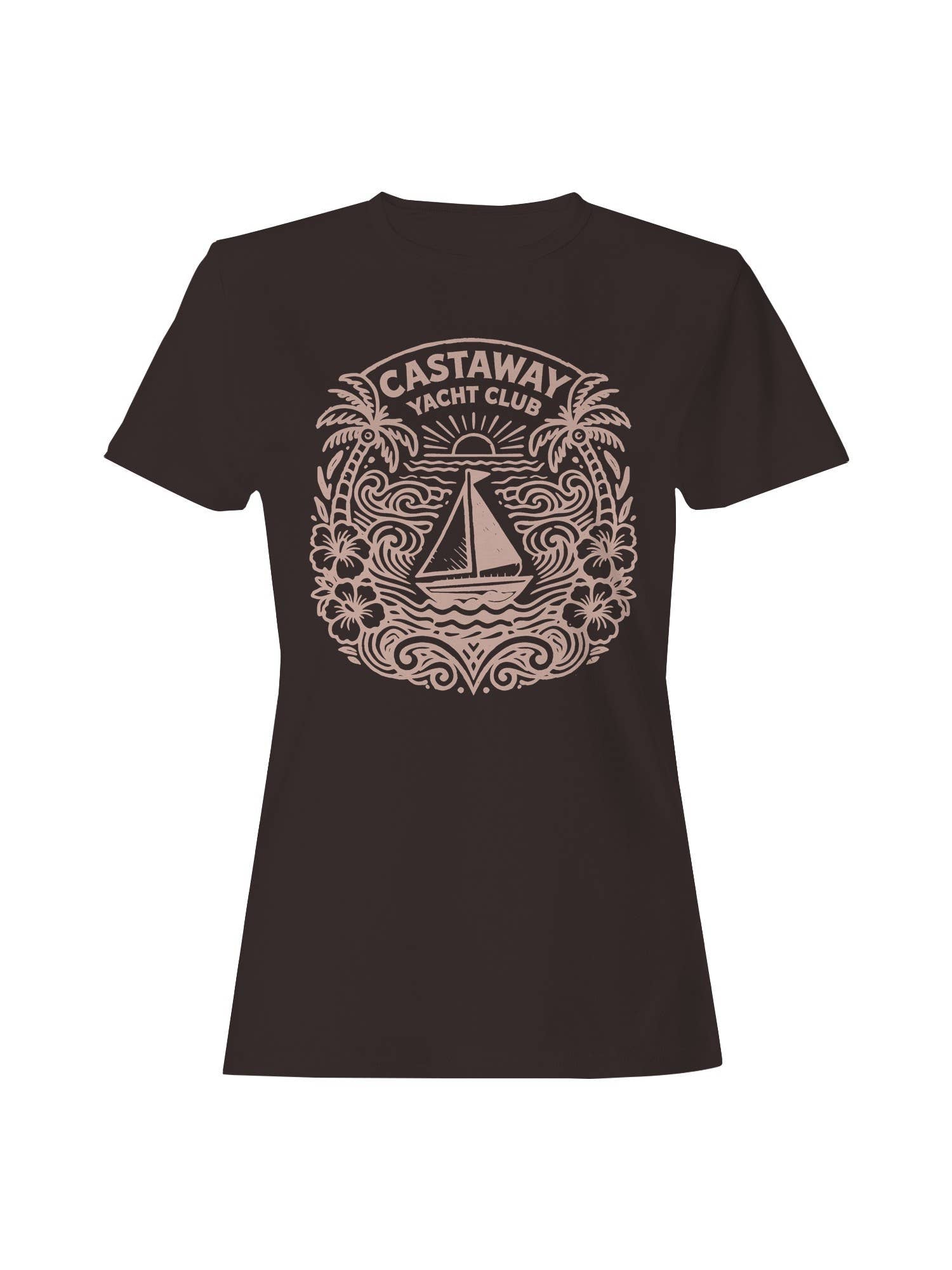 Ocean Adventure: Castaway Yacht Women's T-Shirt Hoodie, Sweatshirt | PodTeesHub.com