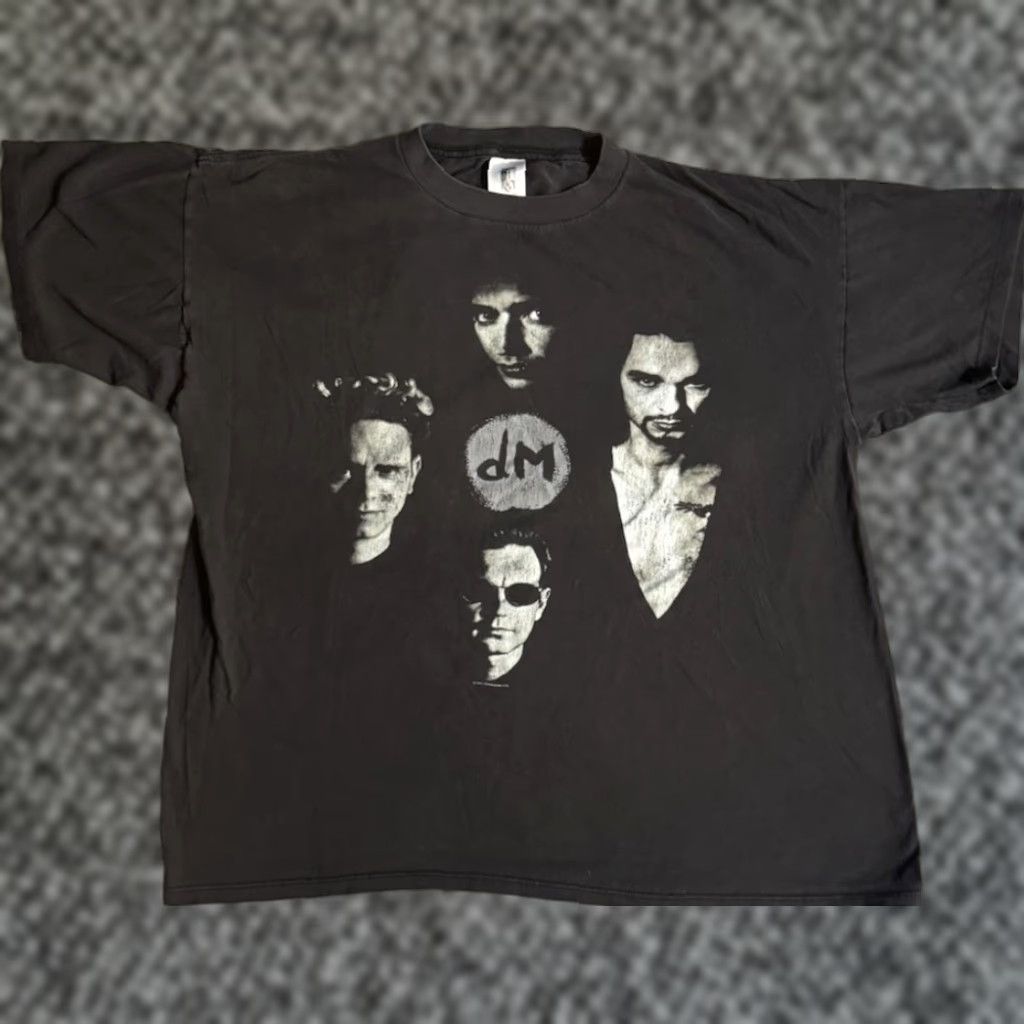 Vintage Depeche Mode Devotional Tour T Shirt Xl Black 90s Band Graphic Print Short Sleeve Cr Hoodie, Sweatshirt