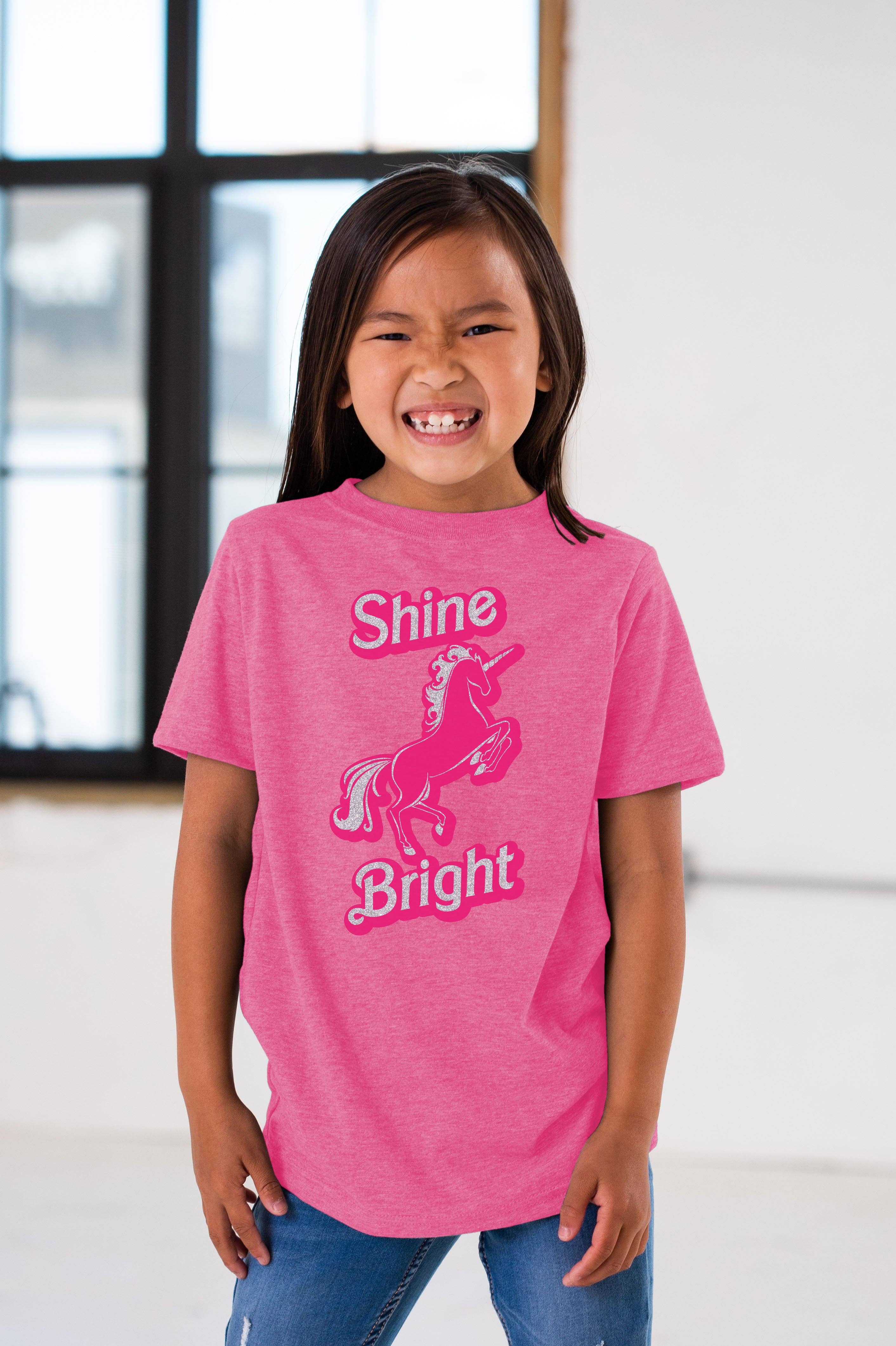 Shine Bright Youth Graphic Tee Hoodie, Sweatshirt | PodTeesHub.com