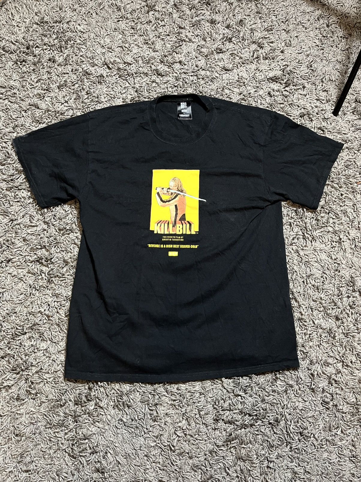 Kill Bill Promo Cotton Film Printed Black T Shirt Hoodie, Sweatshirt | PodTeesHub.com