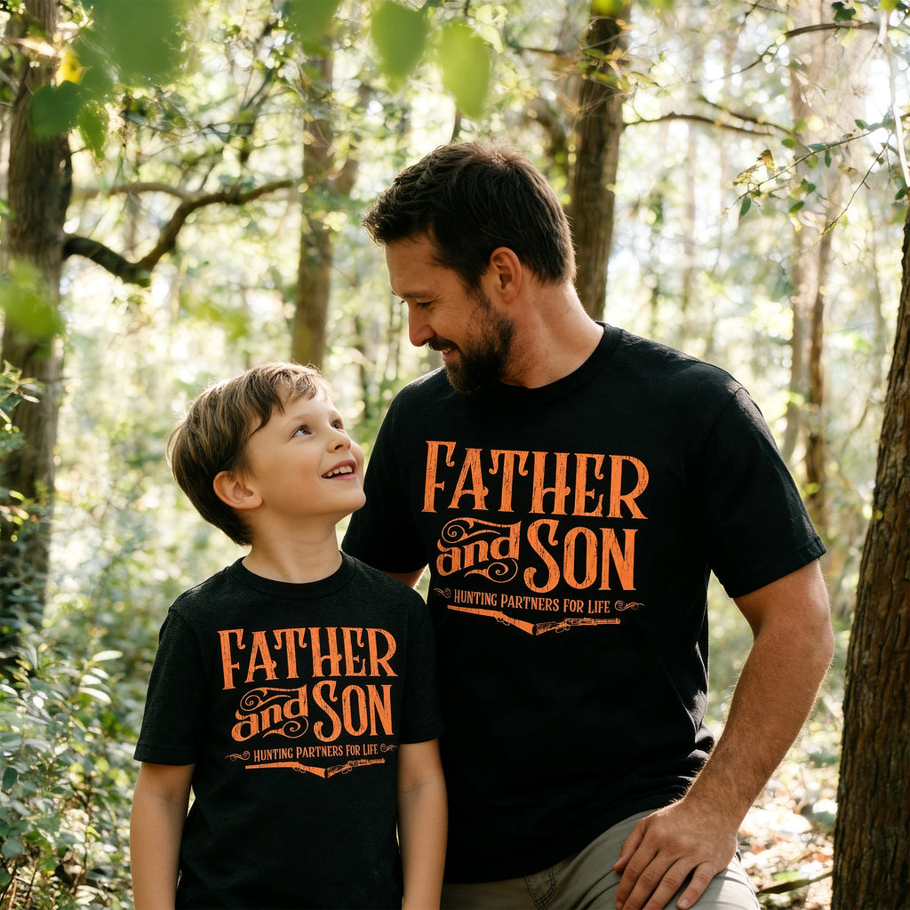 Father And Son Hunting Partners For Life Men's T Shirt
