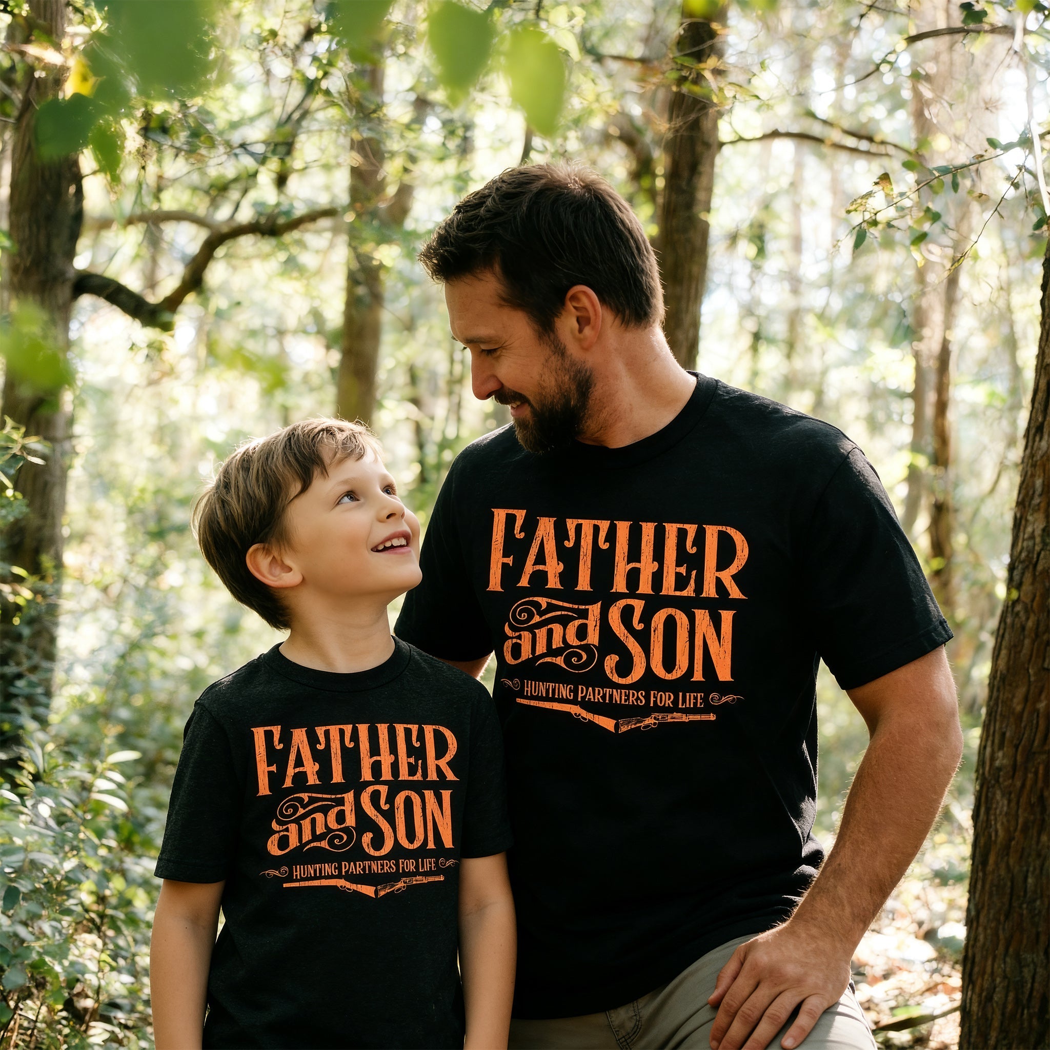 Father And Son Hunting Partners For Life Men's T Shirt