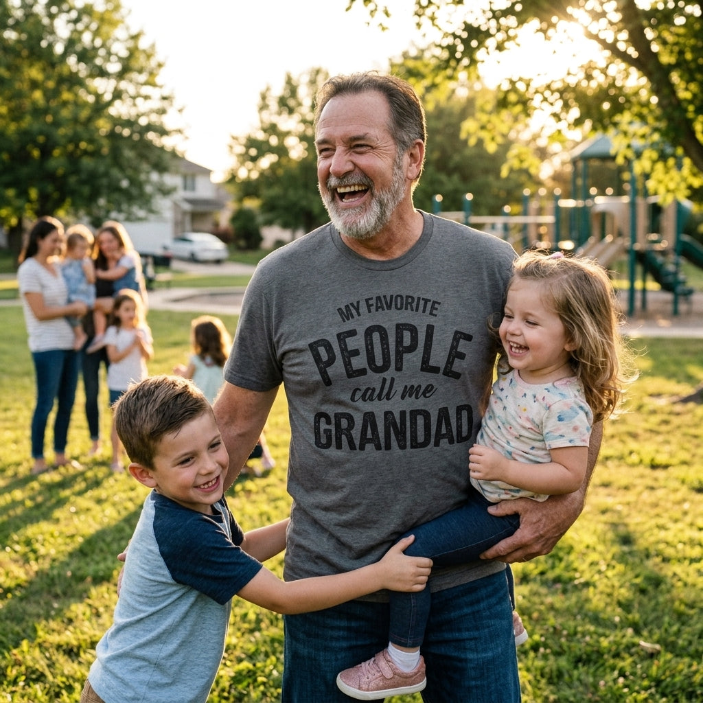 My Favorite People Call Me Grandad Men's T Shirt