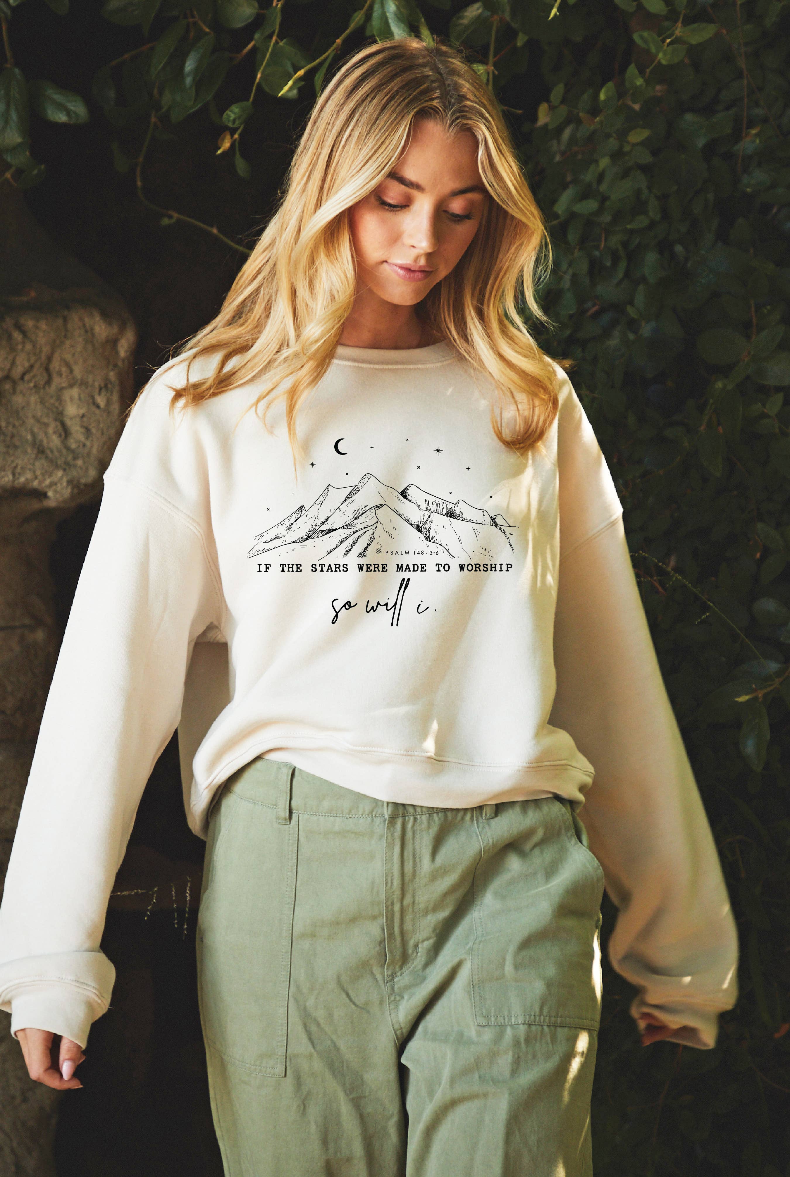 If the Stars Were Made  Mid Graphic Sweatshirt T-Shirts, Hoodie | PodTeesHub.com
