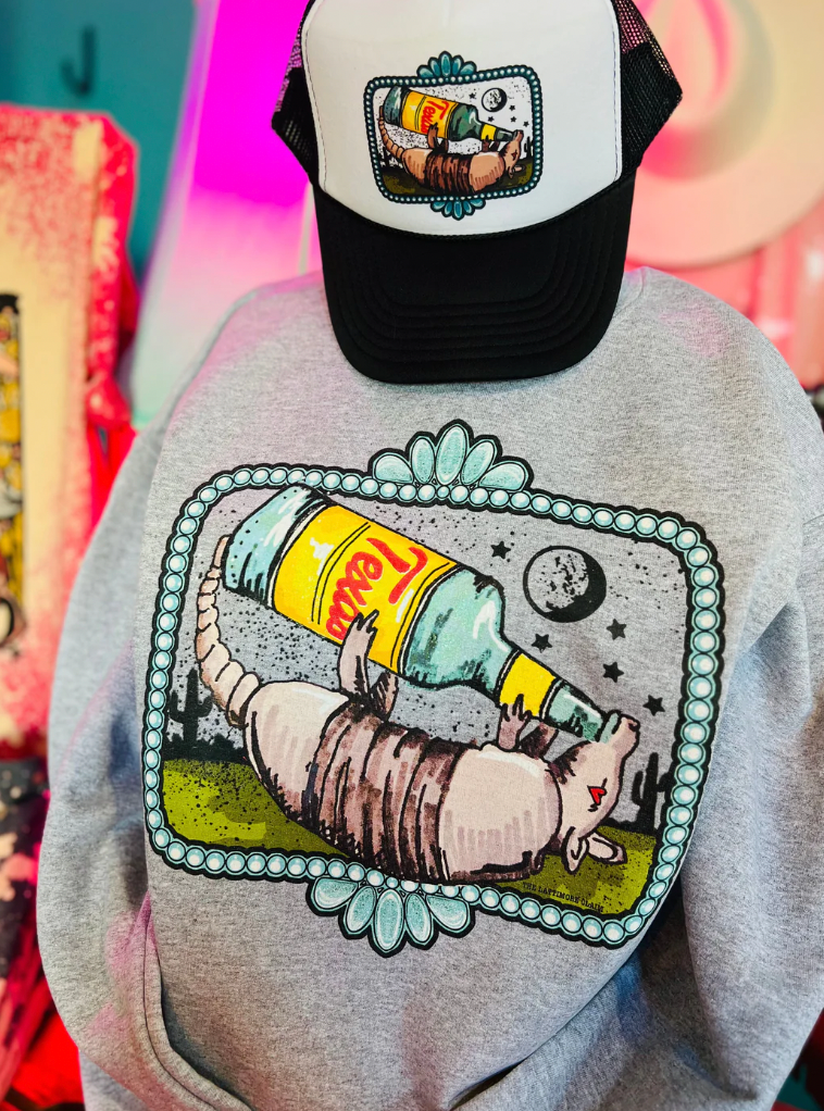 Topo Tx Armadillo-  Tee or Sweatshirt Hoodie | PodTeesHub.com