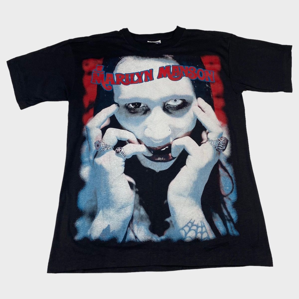 Vintage 90 S Marylin Manson Mechanical Animal T Shirt Hoodie, Sweatshirt | PodTeesHub.com