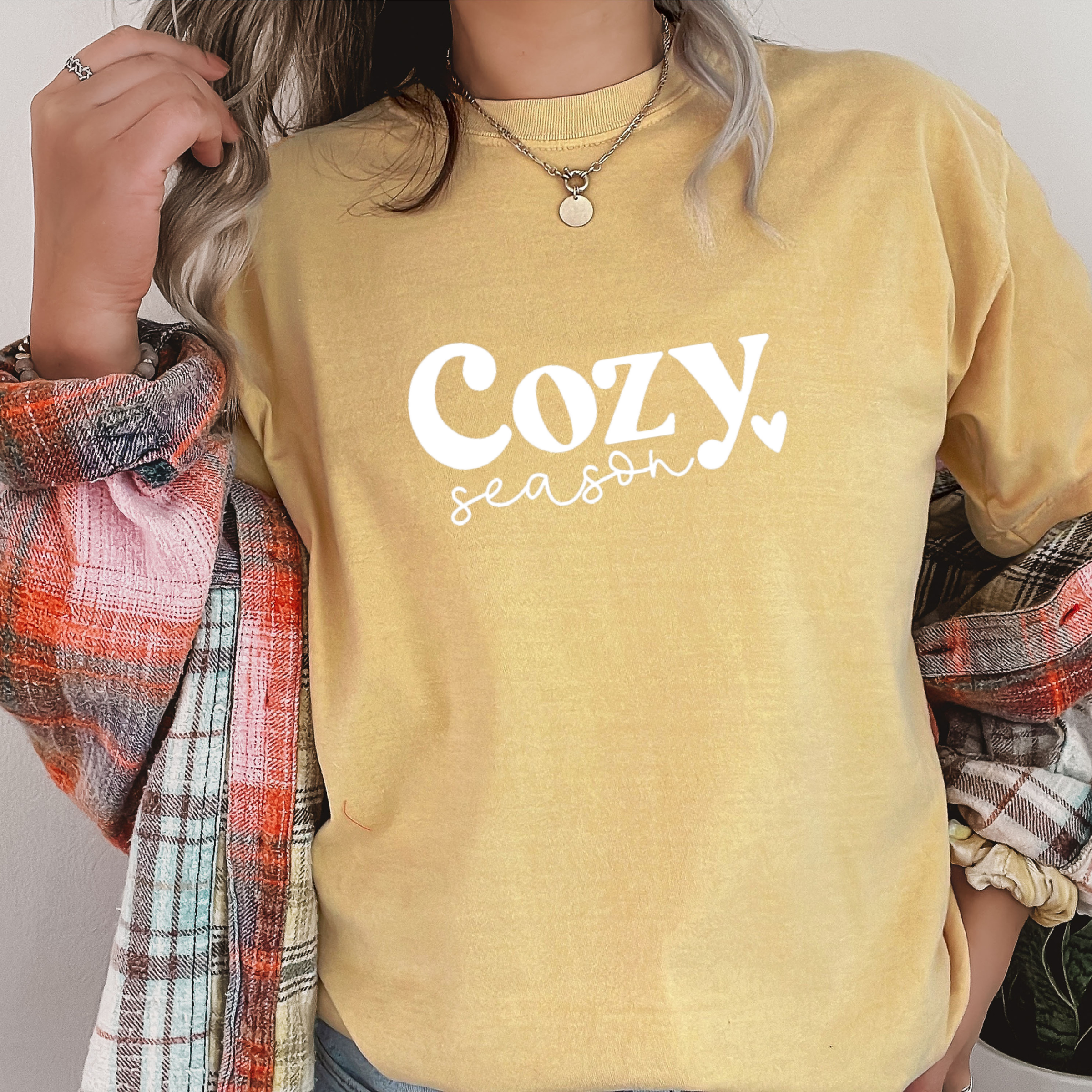 Cozy Season Tee - Fall Tshirt - Multiple Colors - Fall Tee Hoodie, Sweatshirt | PodTeesHub.com