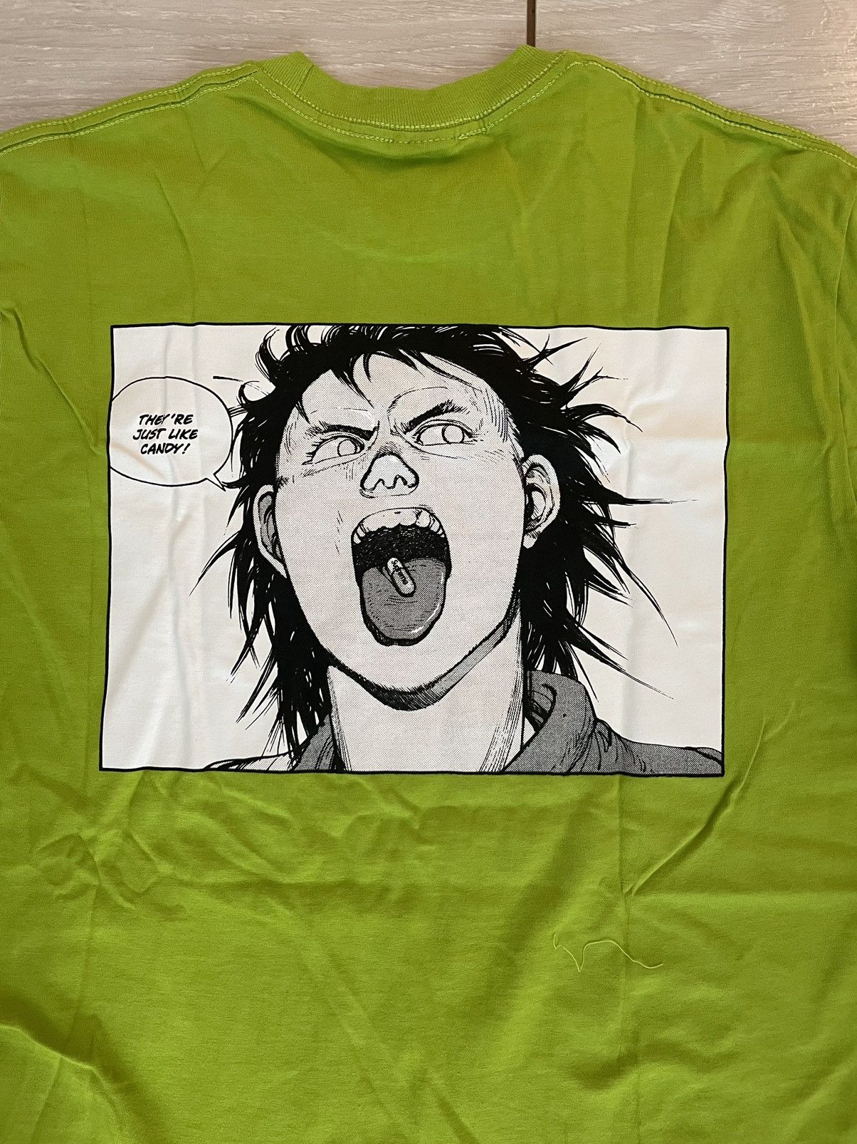 Akira Pill Tee Sz M Lime Hoodie, Sweatshirt | PodTeesHub.com
