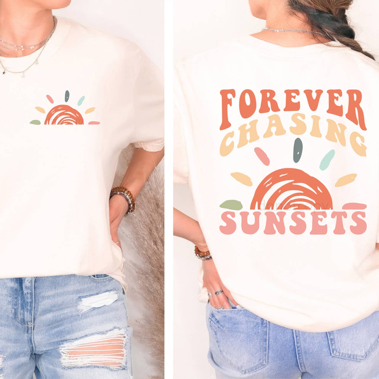 Forever Chasing Sunsets Tee Hoodie, Sweatshirt | PodTeesHub.com
