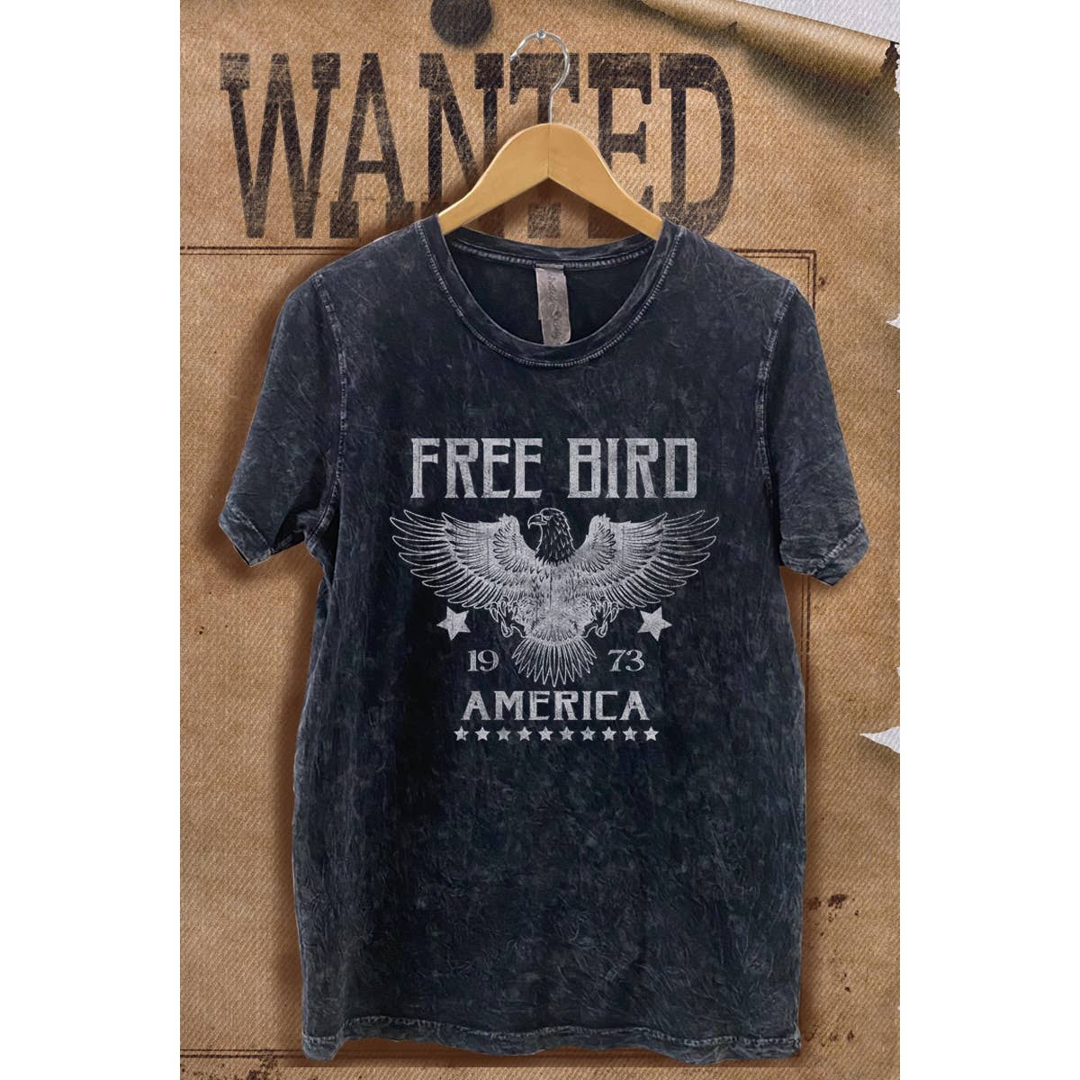 Free Bird Wash Vintage Graphic  Tee Hoodie, Sweatshirt | PodTeesHub.com