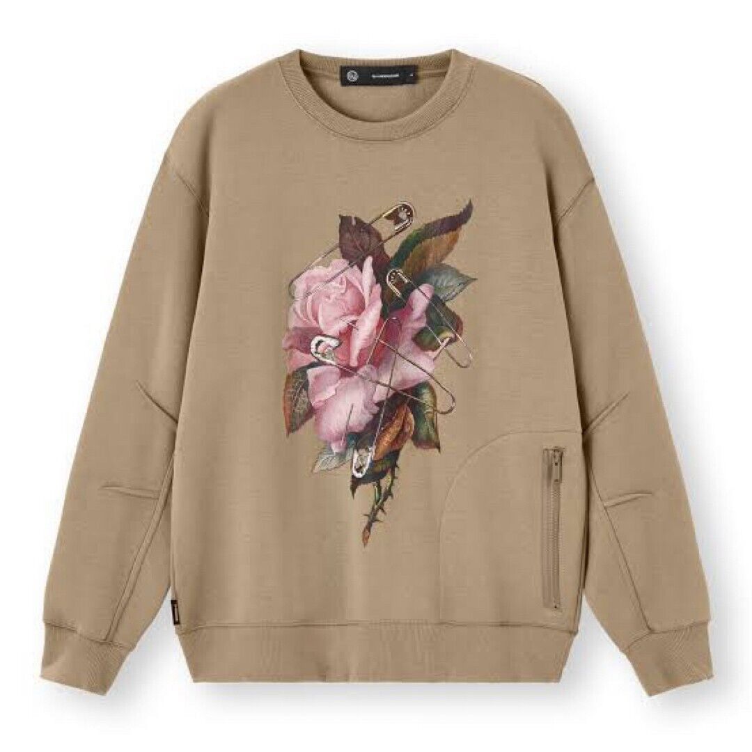 Gu Flower Graphic Sweatshirts Brown Men S T-Shirts, Hoodie | PodTeesHub.com