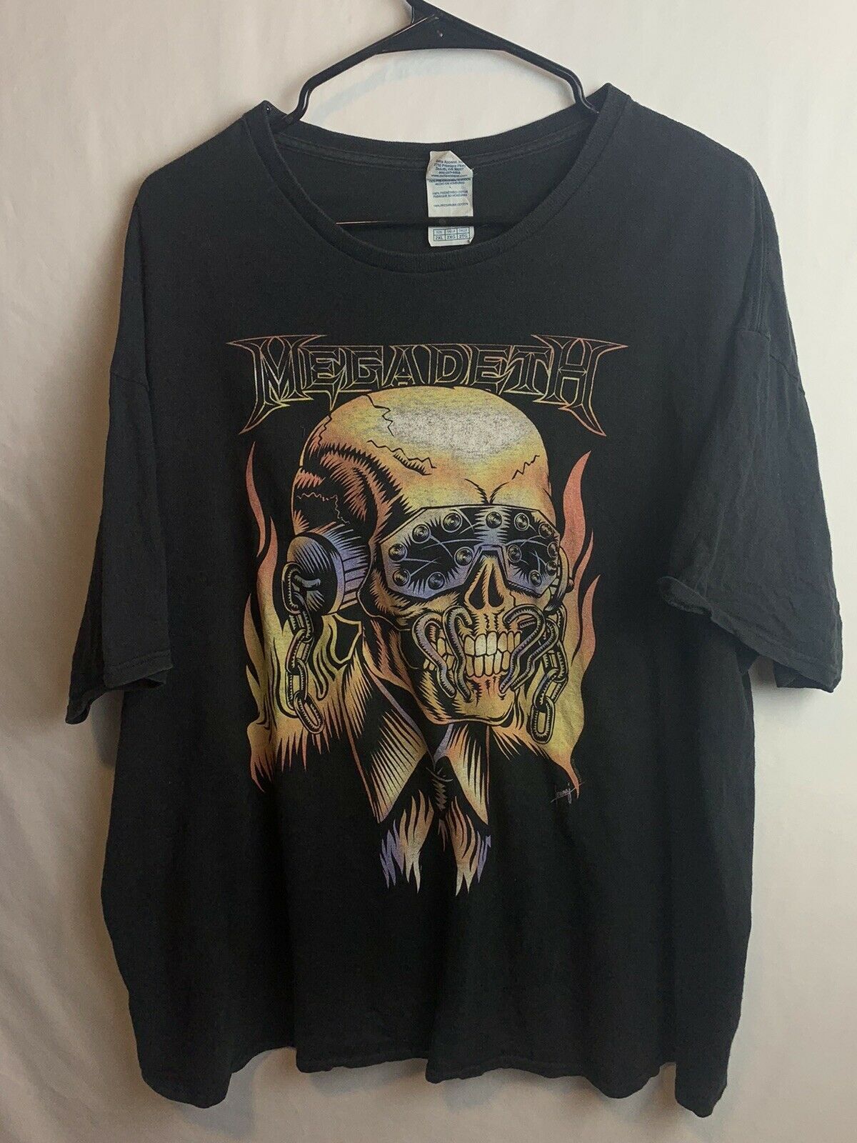 Delta Megadeath T Shirt Size 2xl Men S Skull Vic Rattlehead Hoodie, Sweatshirt | PodTeesHub.com
