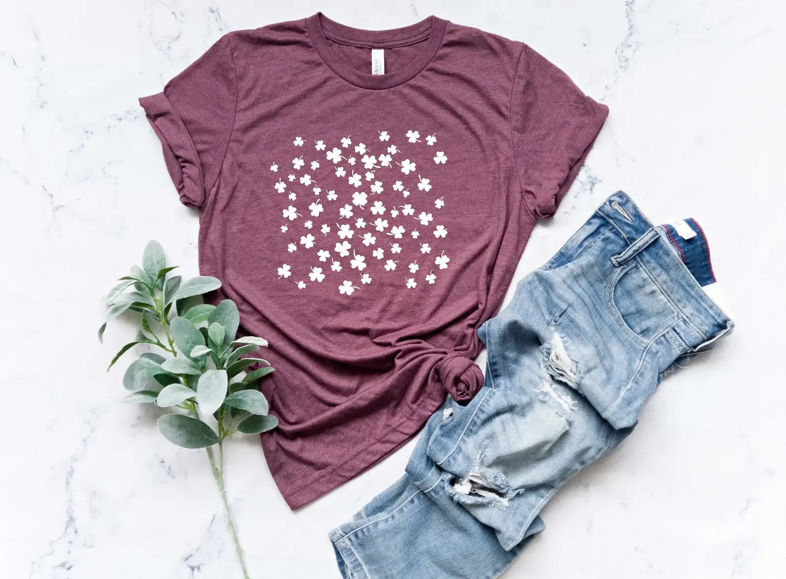 St Patrick's Day Leaves T-Shirt Hoodie, Sweatshirt | PodTeesHub.com