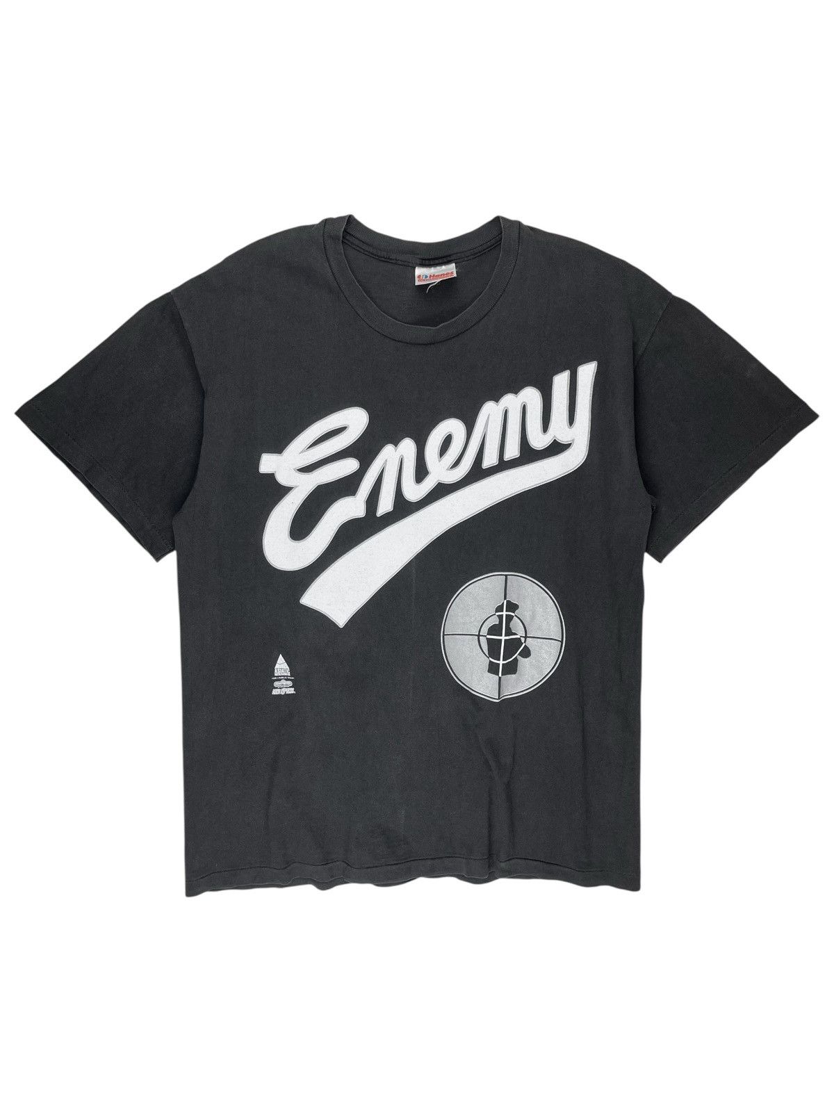 Rap Tees X Vintage 1991 Public Enemy Crosshairs Target Vintage Tshirt Thrashed Hoodie, Sweatshirt | PodTeesHub.com